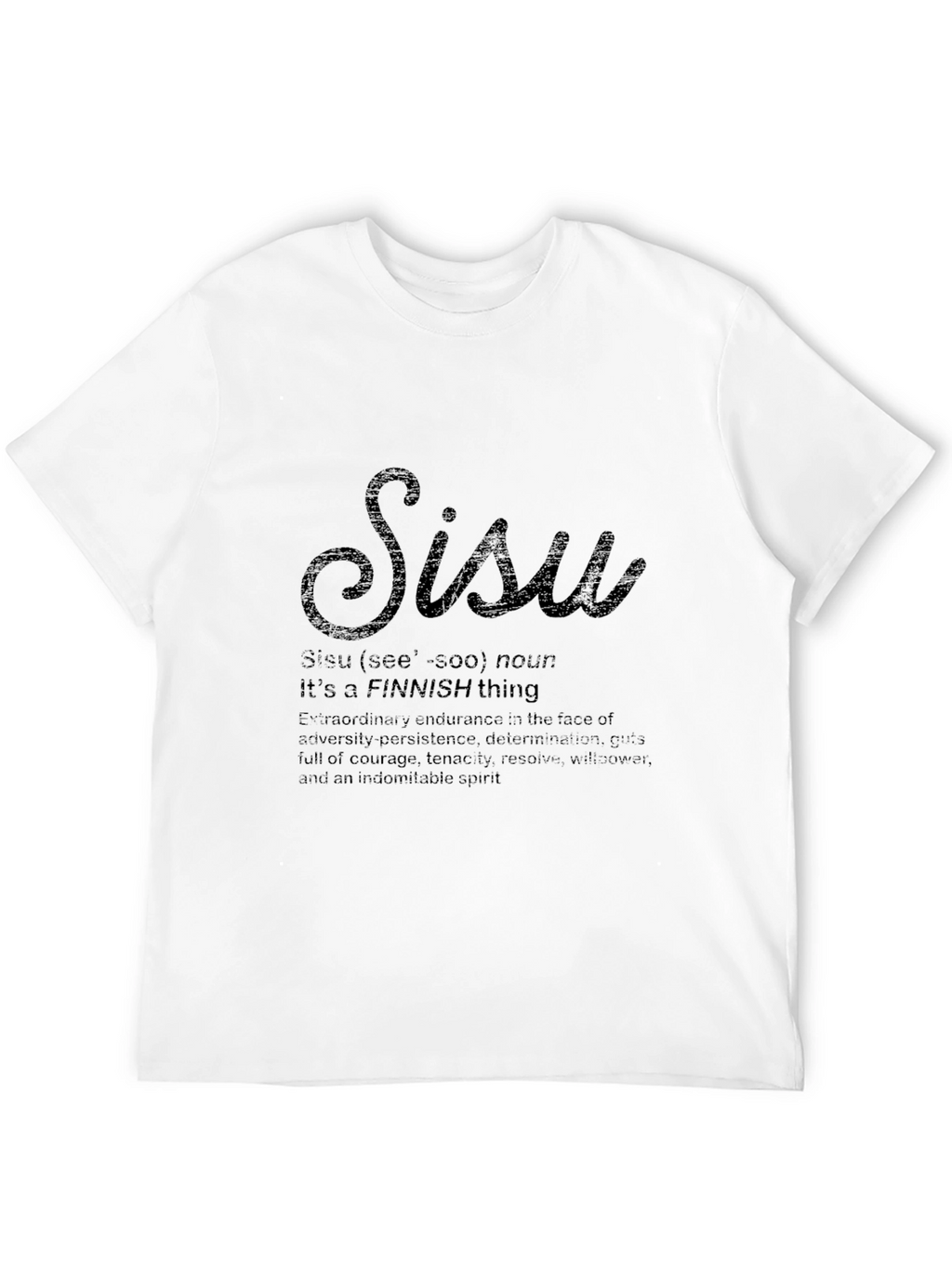 Sisu Finnish Definition Graphic Tee