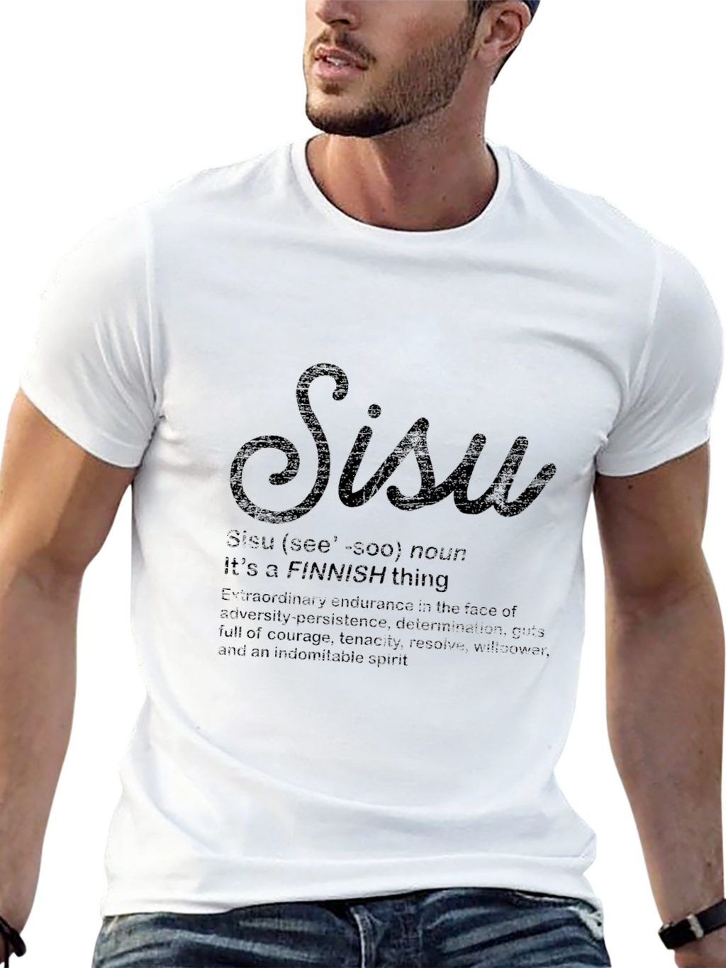 Sisu Finnish Definition Graphic Tee