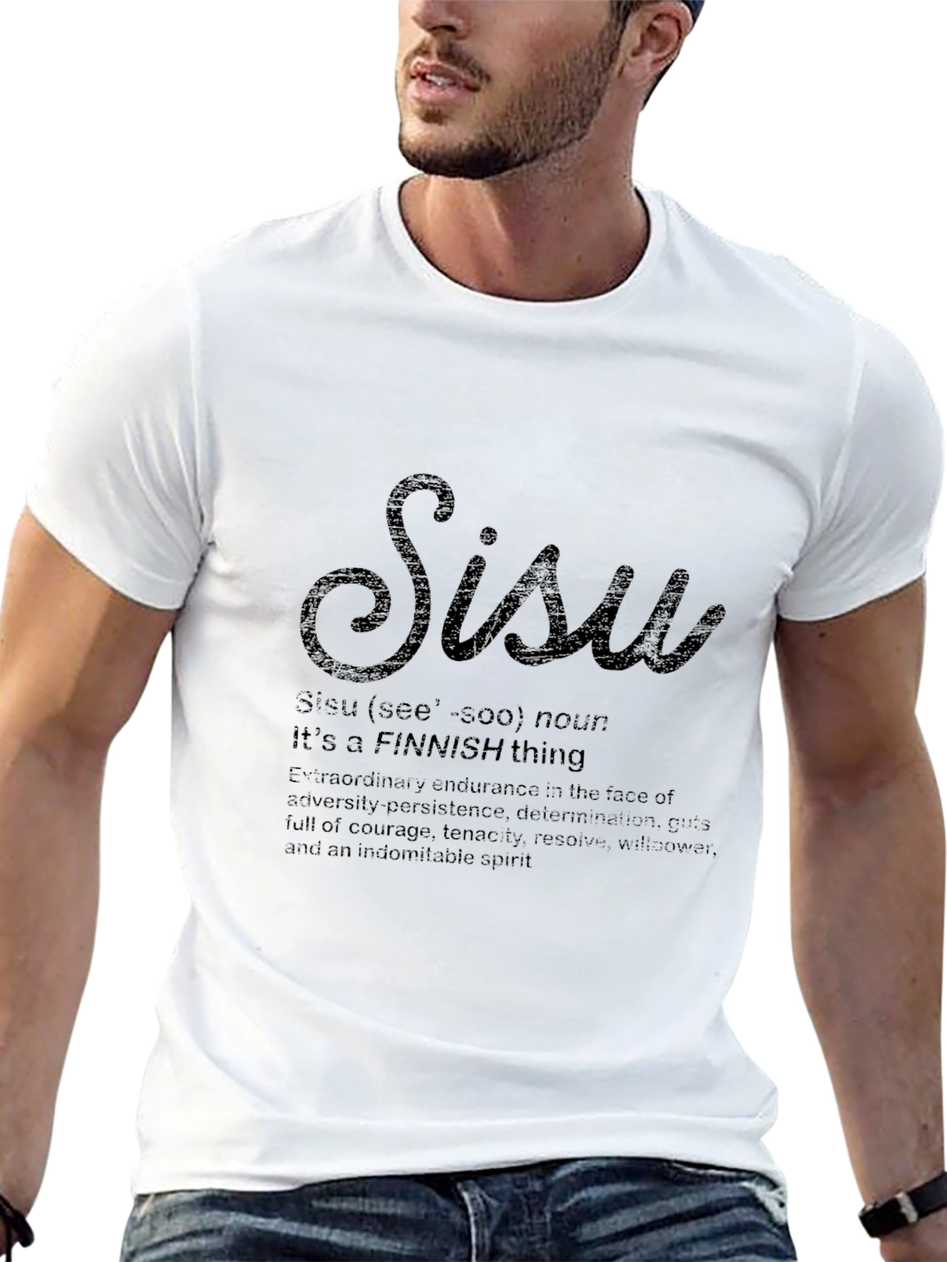Sisu Finnish Definition Graphic Tee