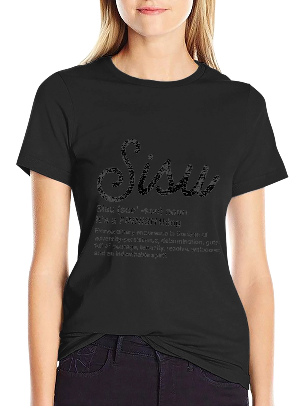 Sisu Finnish Definition Graphic Tee