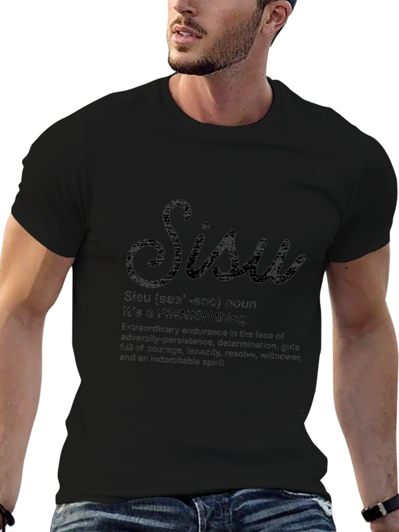Sisu Finnish Definition Graphic Tee