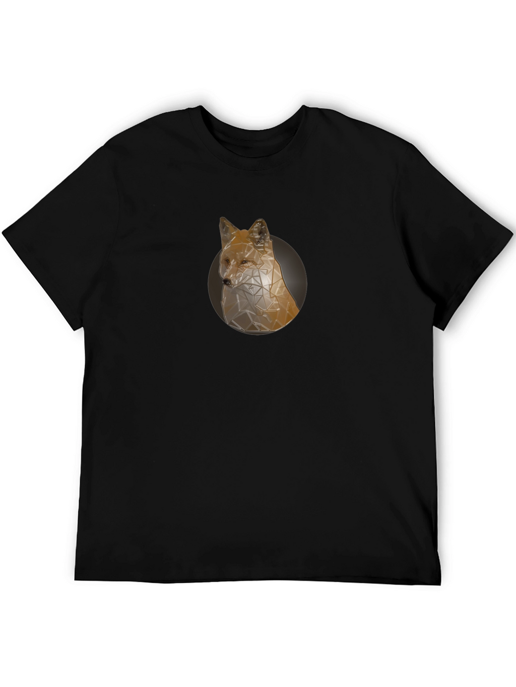 Geometric Fox Graphic Tee - Modern Style