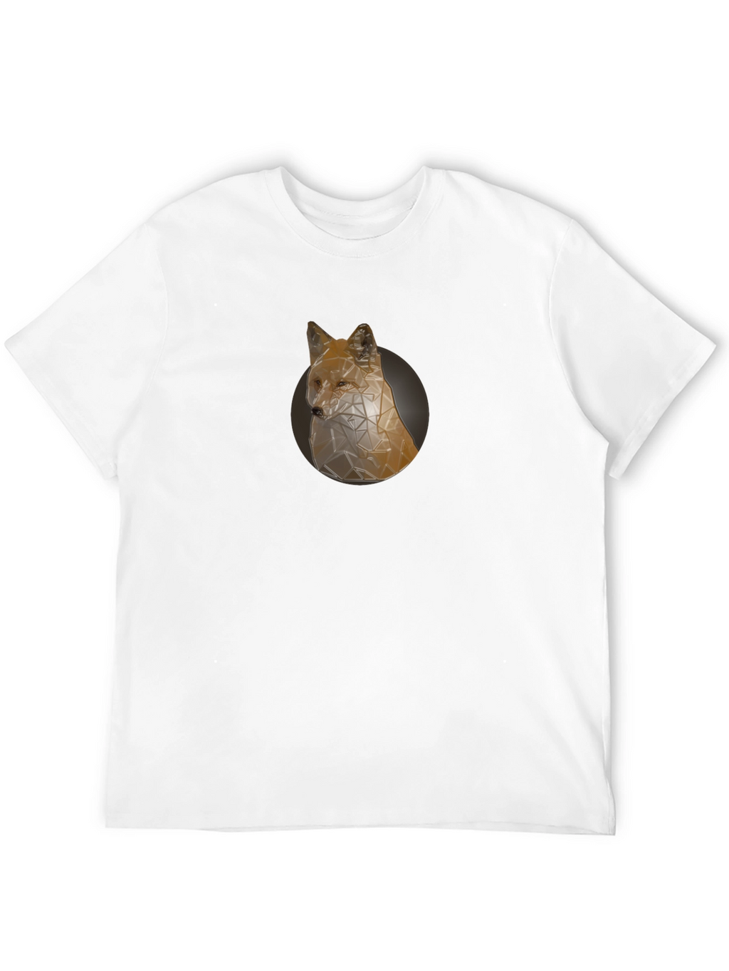 Geometric Fox Graphic Tee - Modern Style