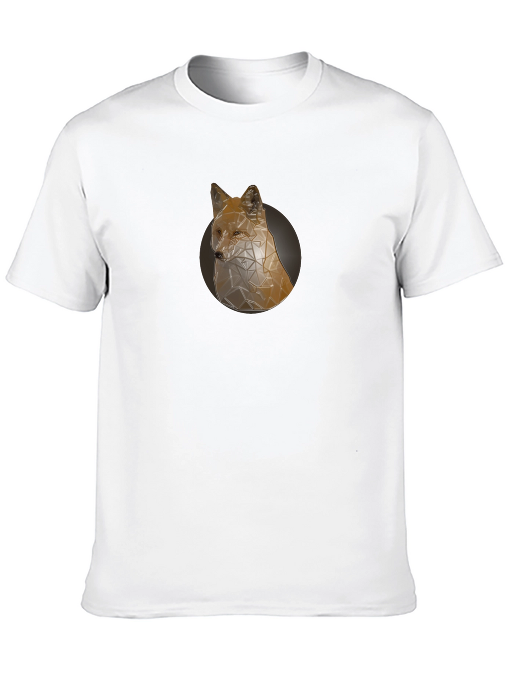Geometric Fox Graphic Tee - Modern Style