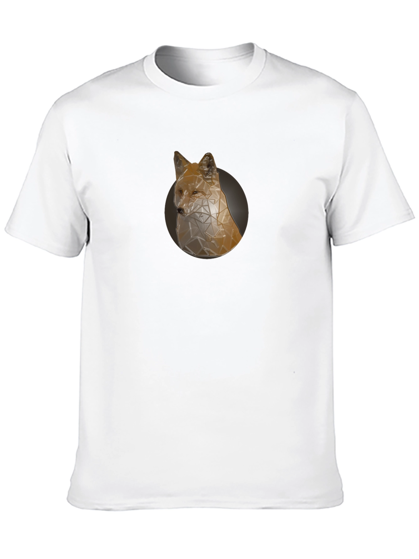 Geometric Fox Graphic Tee - Modern Style