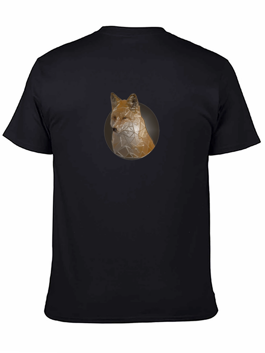 Geometric Fox Graphic Tee - Modern Style