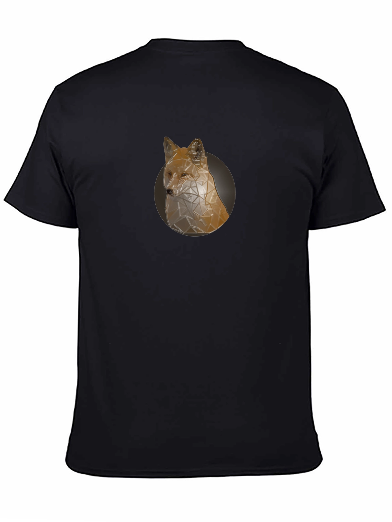 Geometric Fox Graphic Tee - Modern Style