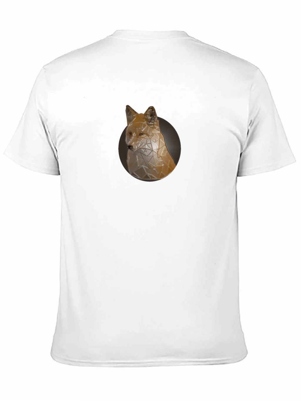 Geometric Fox Graphic Tee - Modern Style