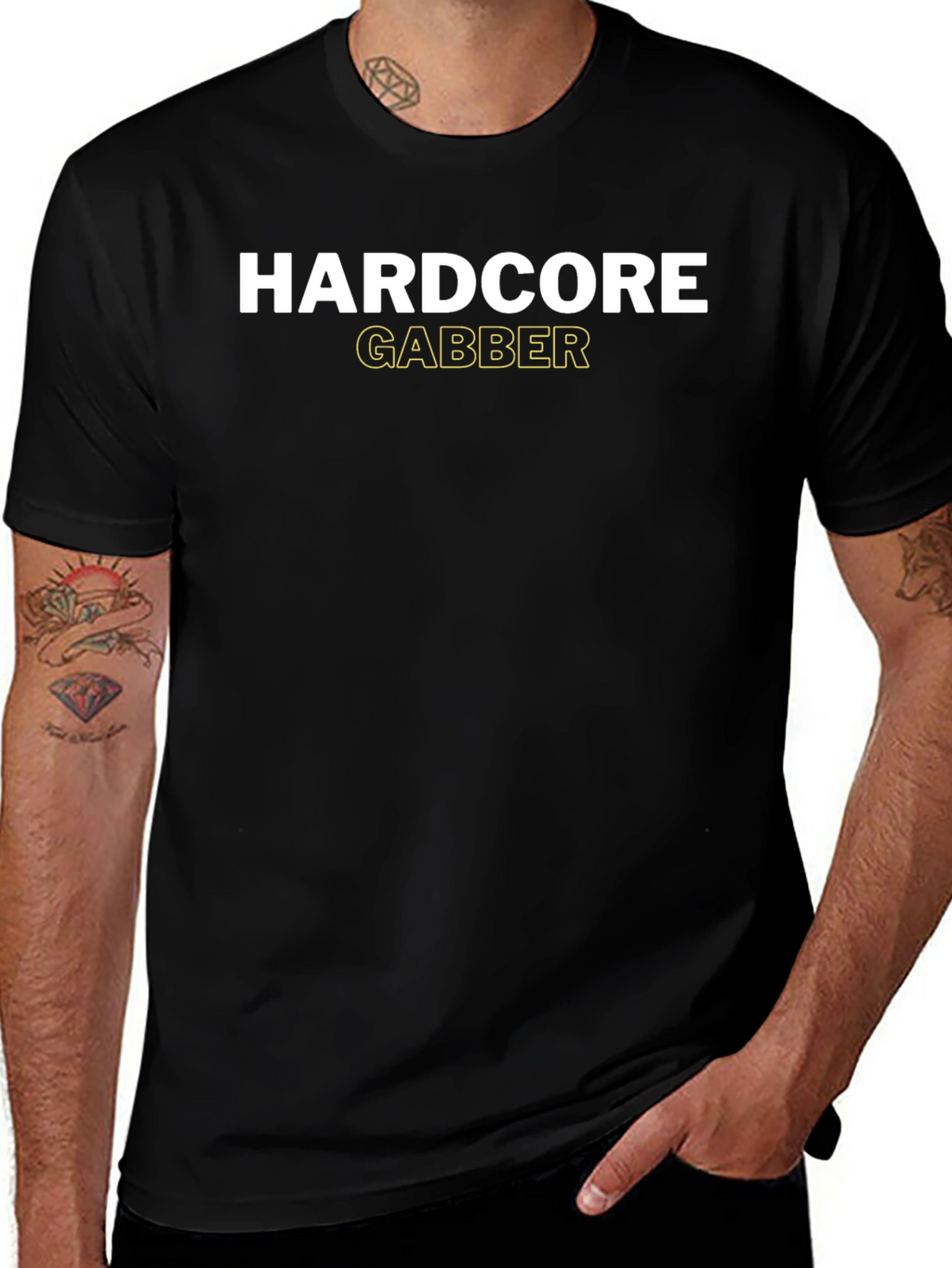 Hardcore Gabber Black T-Shirt