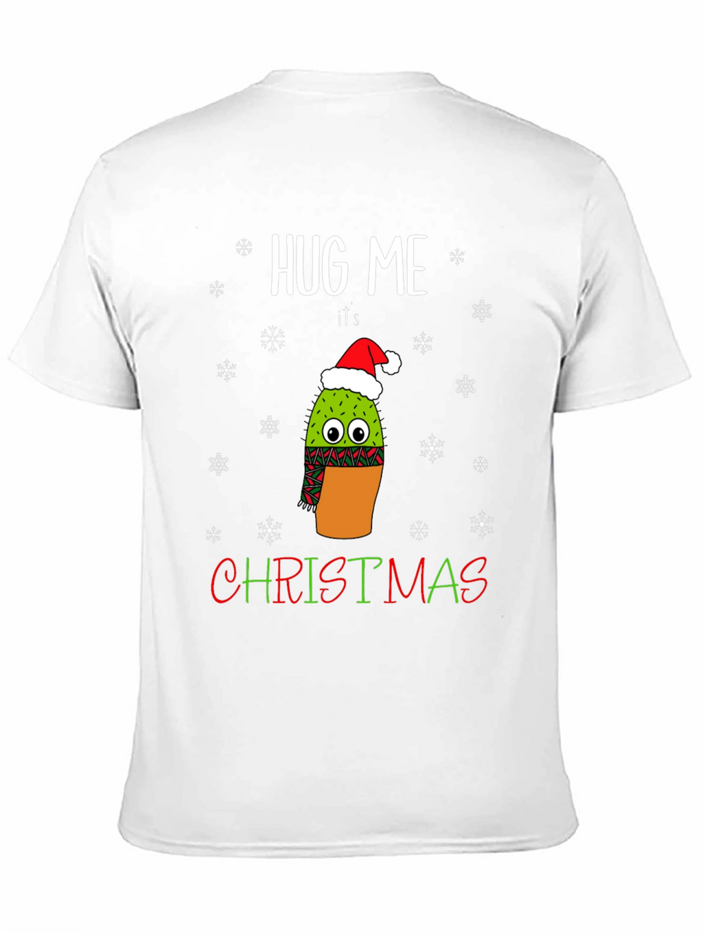 Hug Me Its Christmas Cactus T-Shirt