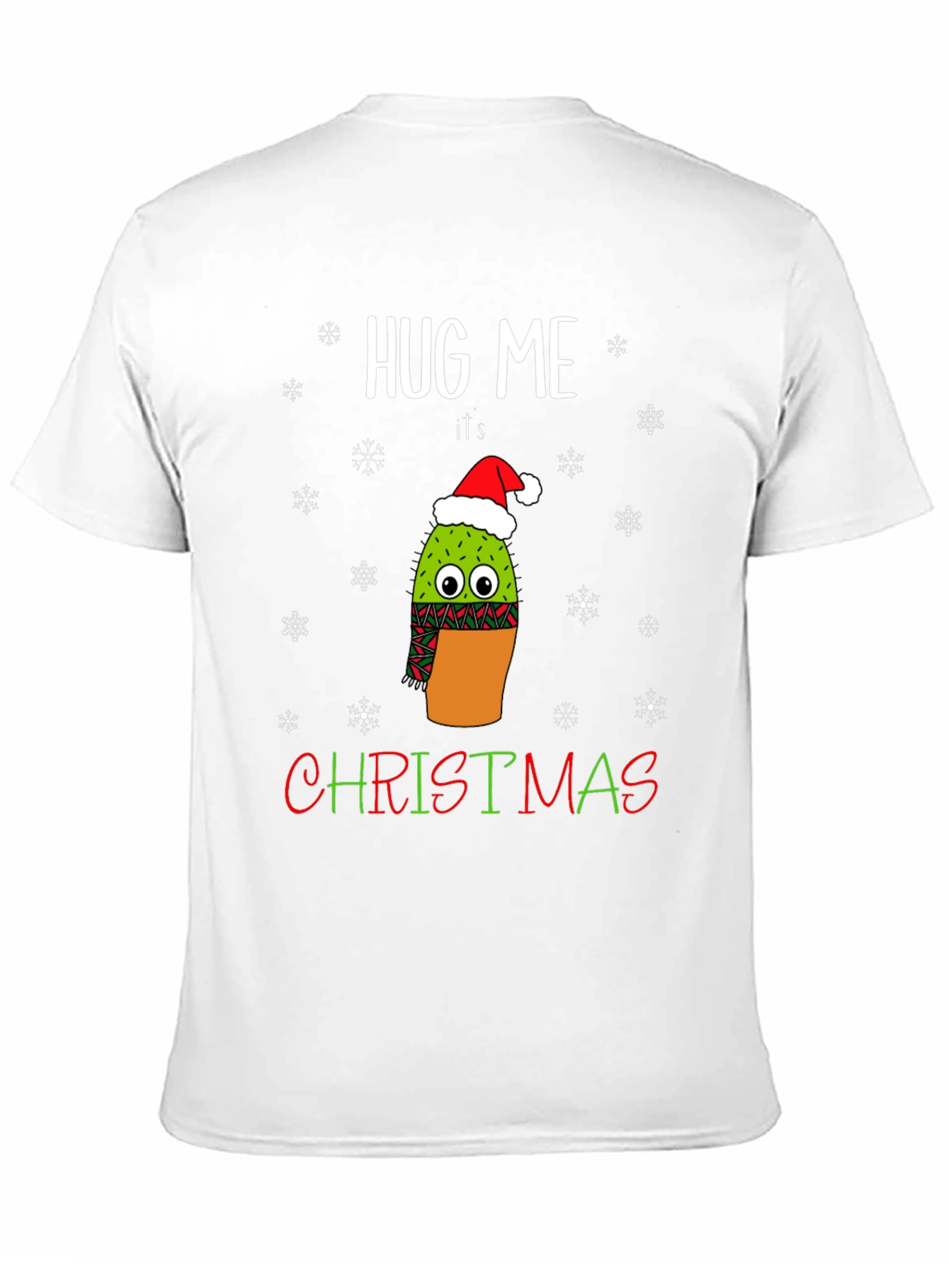 Hug Me Its Christmas Cactus T-Shirt