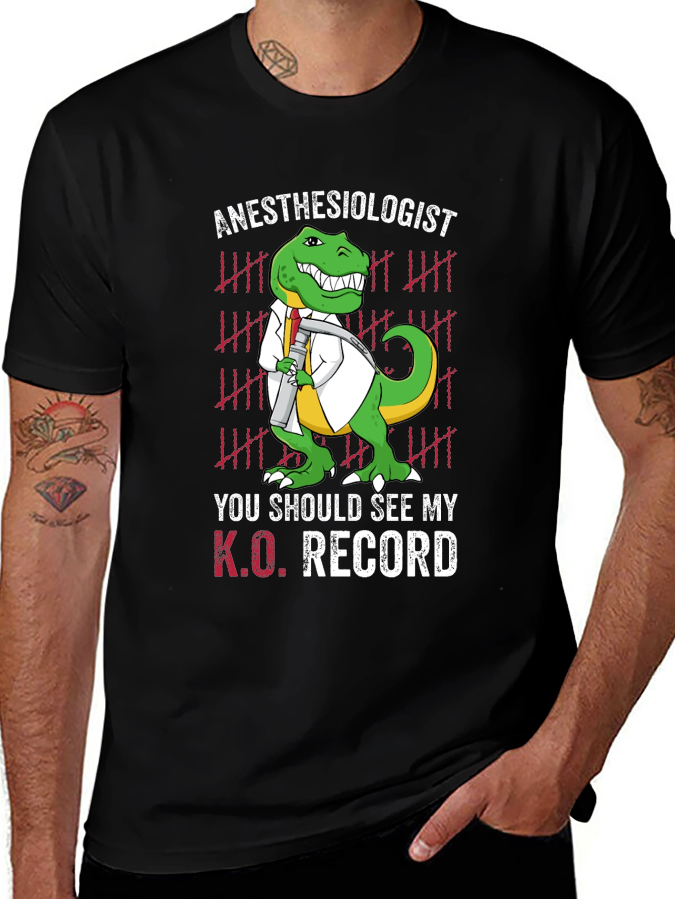 Anesthesiologist K.O. Record T-Shirt