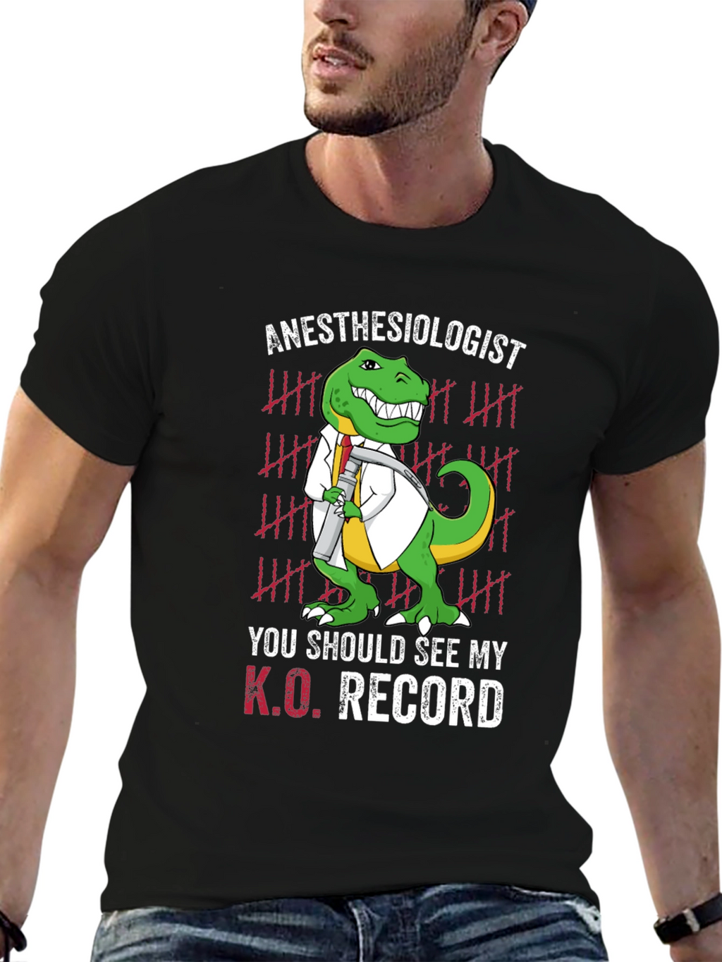 Anesthesiologist K.O. Record T-Shirt