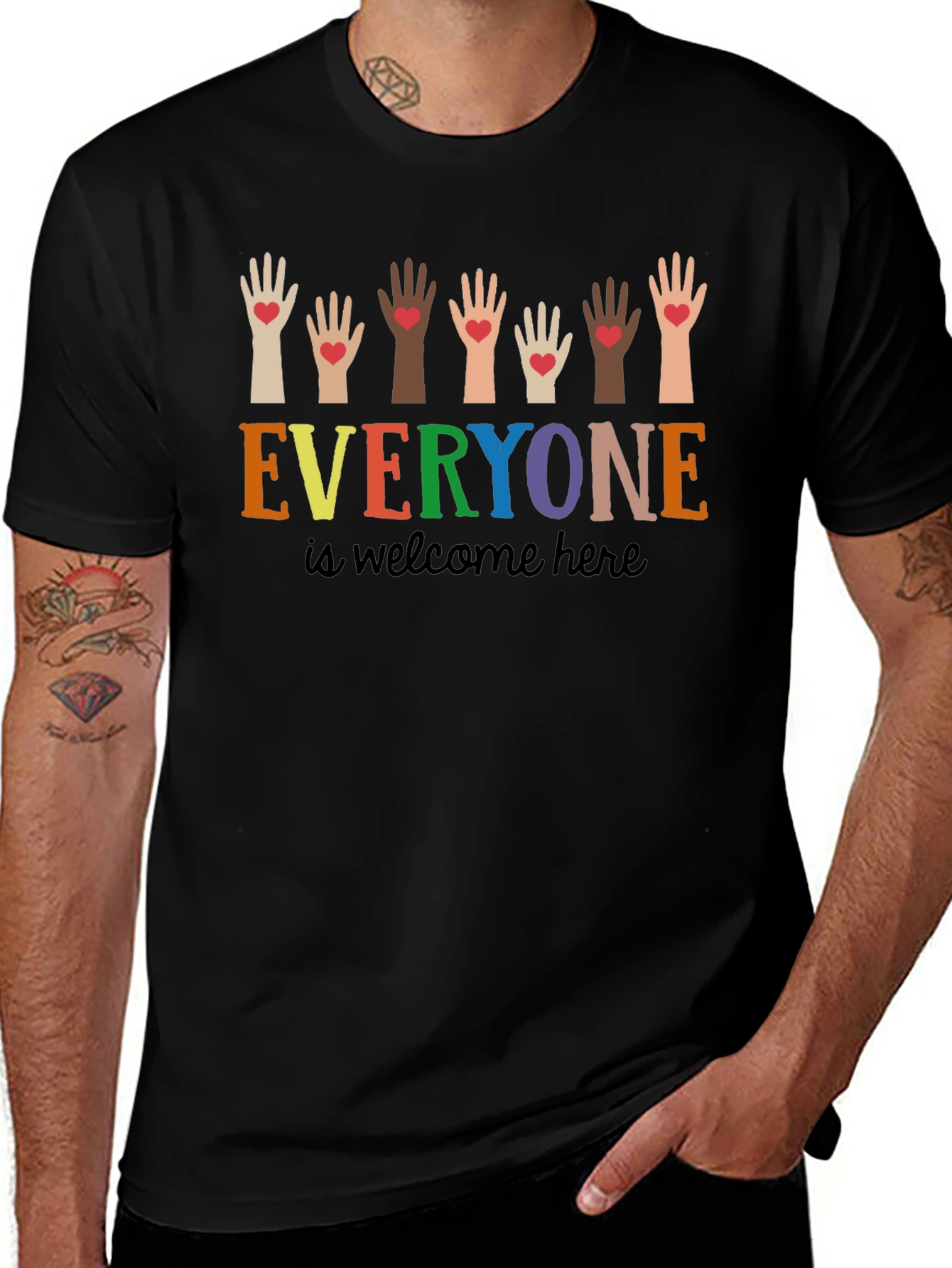 Everyone is Welcome Here T-Shirt