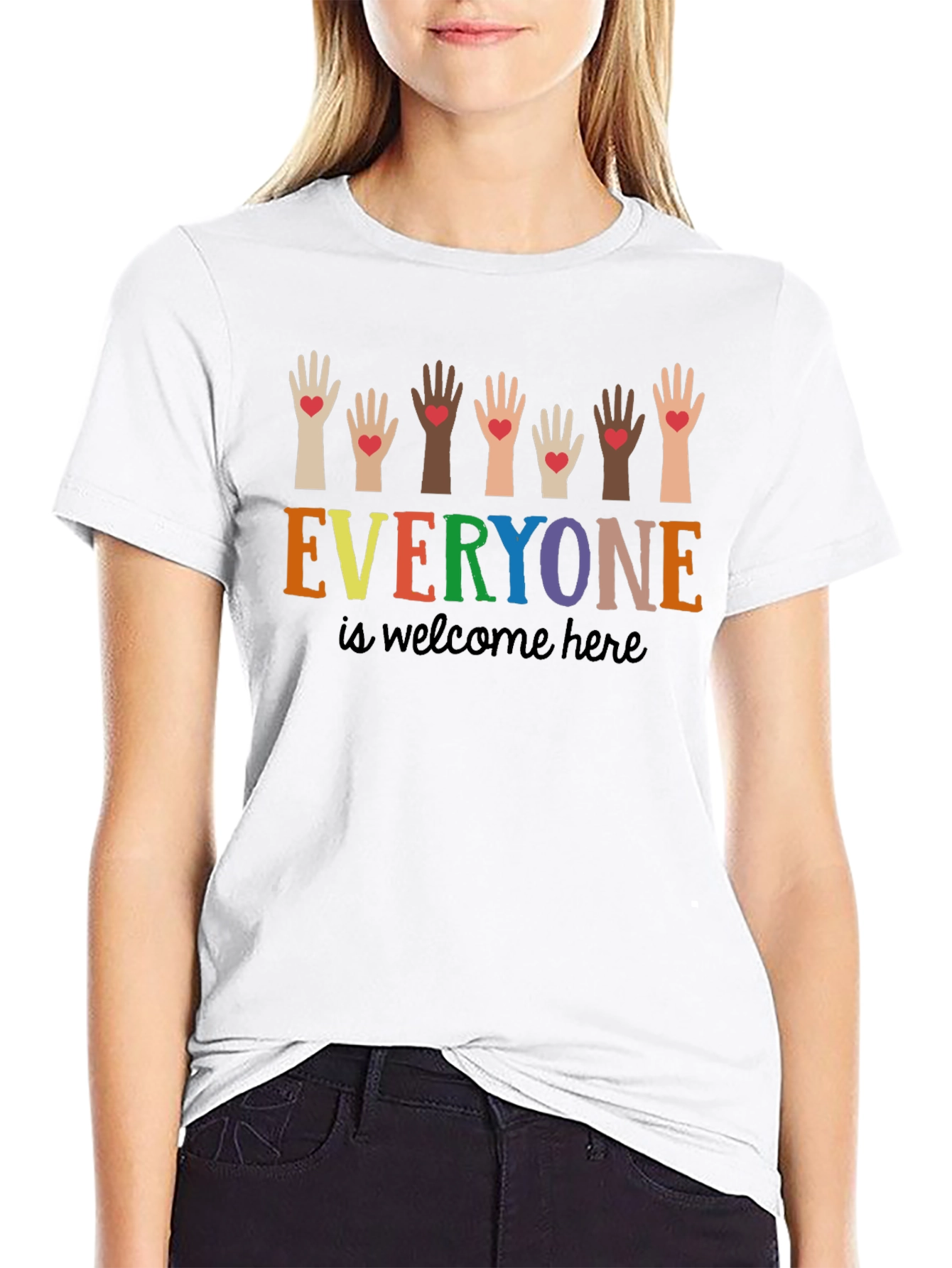 Everyone is Welcome Here T-Shirt