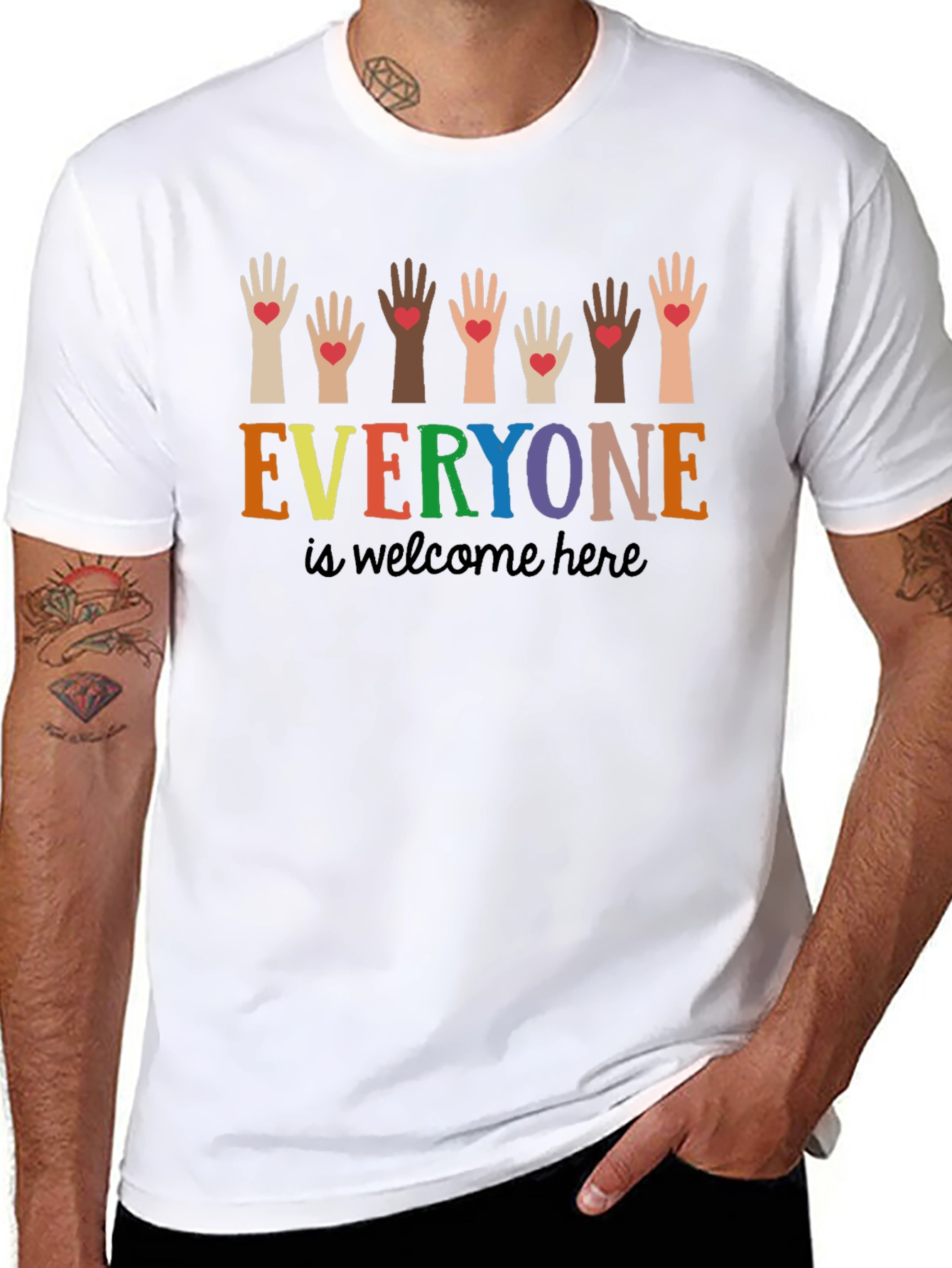 Everyone is Welcome Here T-Shirt