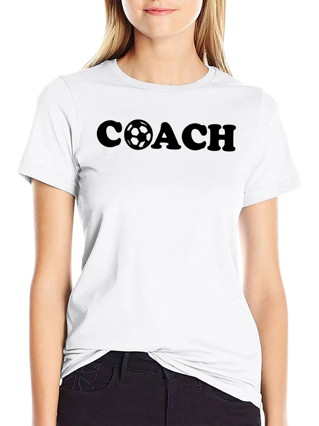 Soccer Coach T-Shirt - Black Graphic Tee