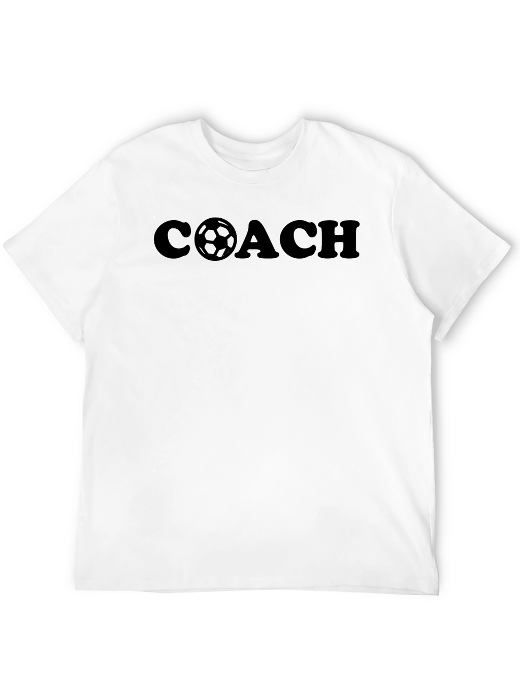 Soccer Coach T-Shirt - Black Graphic Tee
