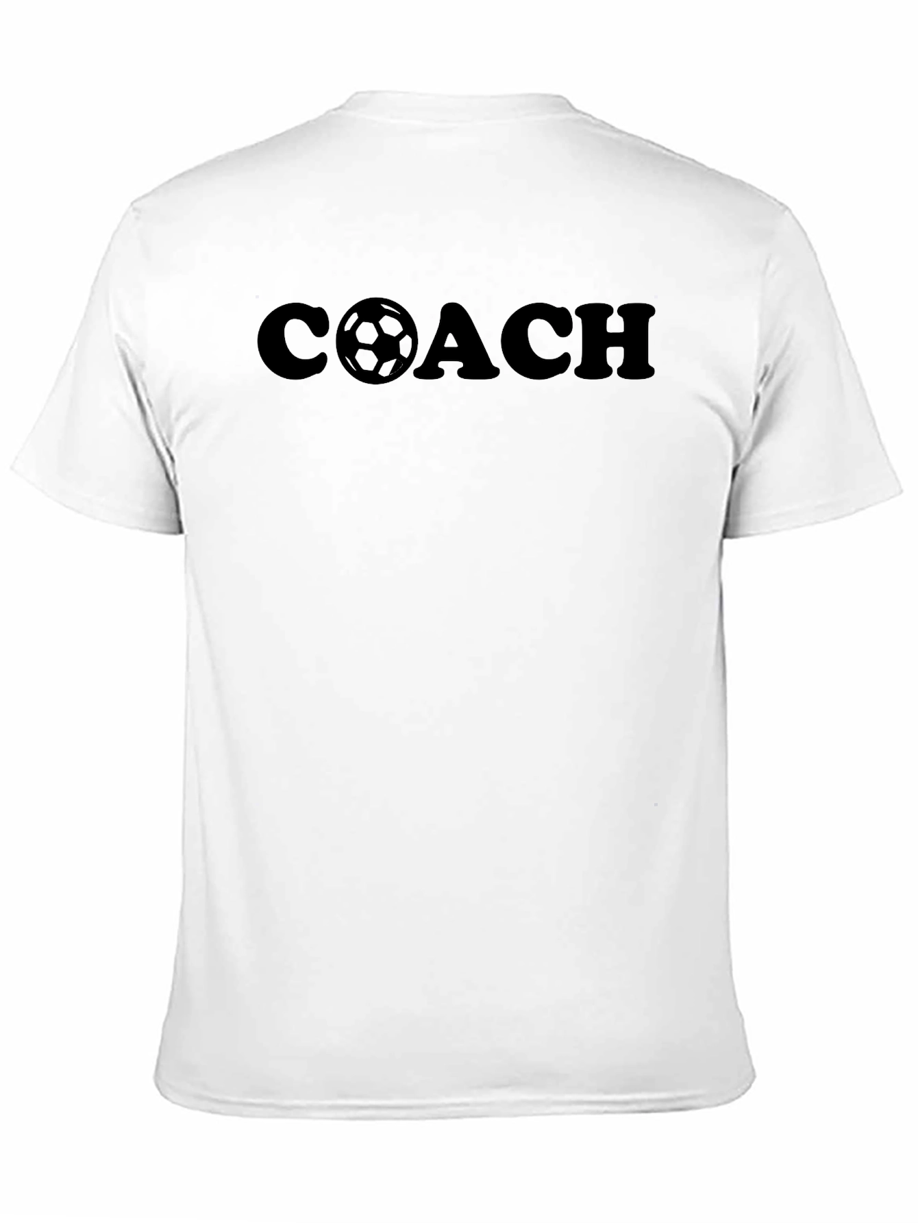 Soccer Coach T-Shirt - Black Graphic Tee