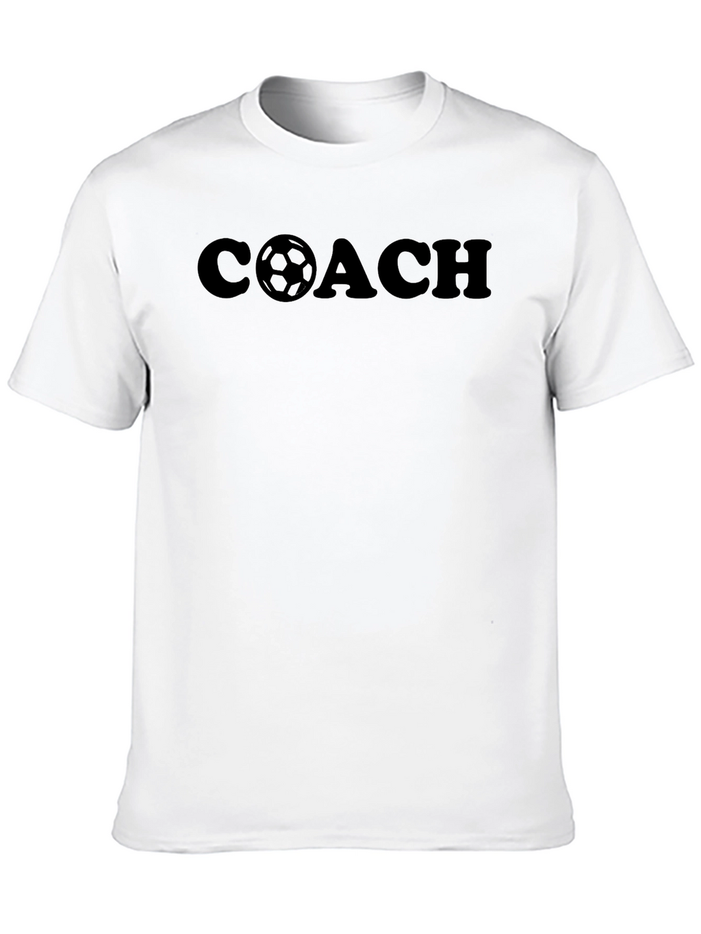 Soccer Coach T-Shirt - Black Graphic Tee