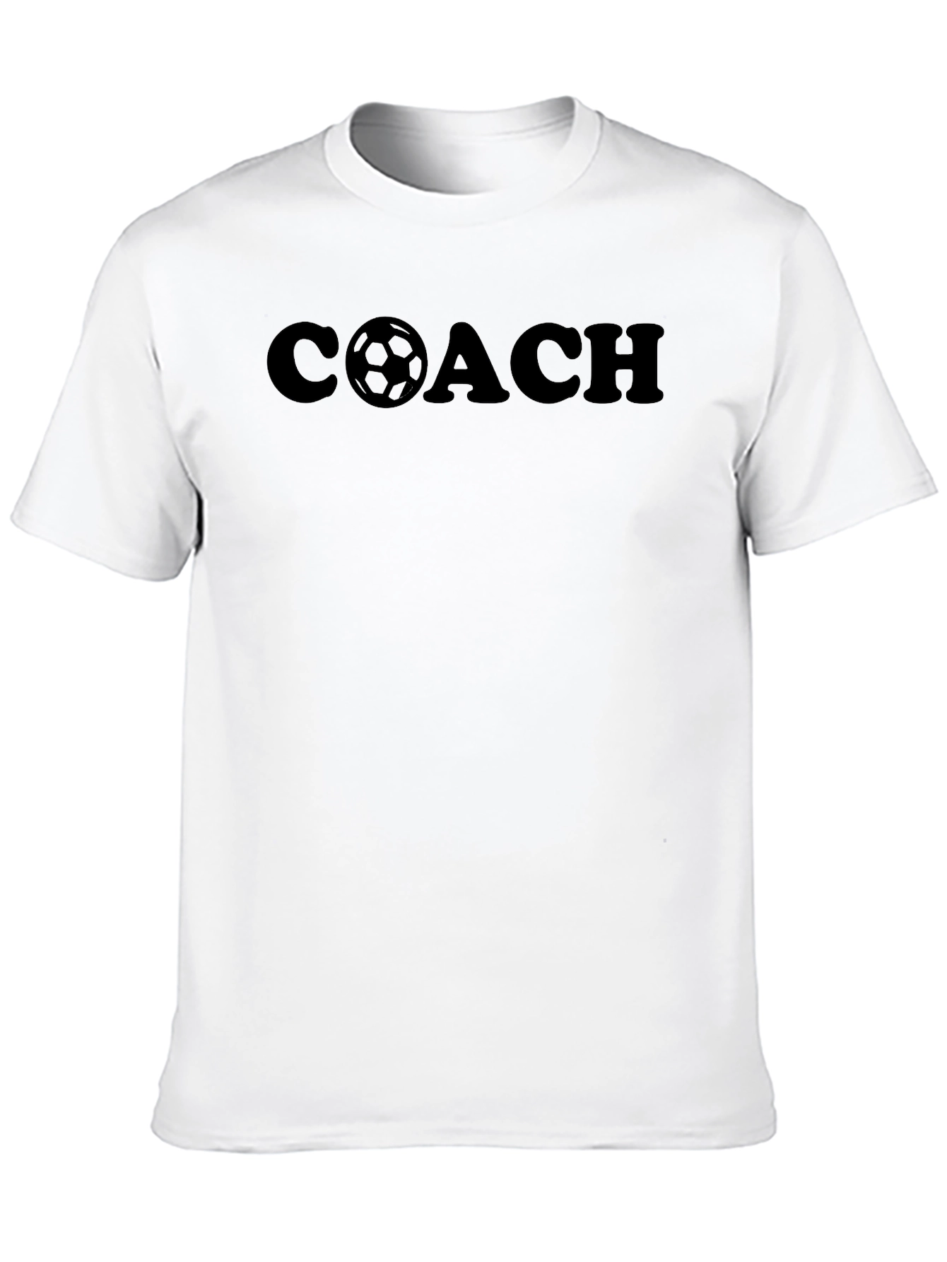 Soccer Coach T-Shirt - Black Graphic Tee