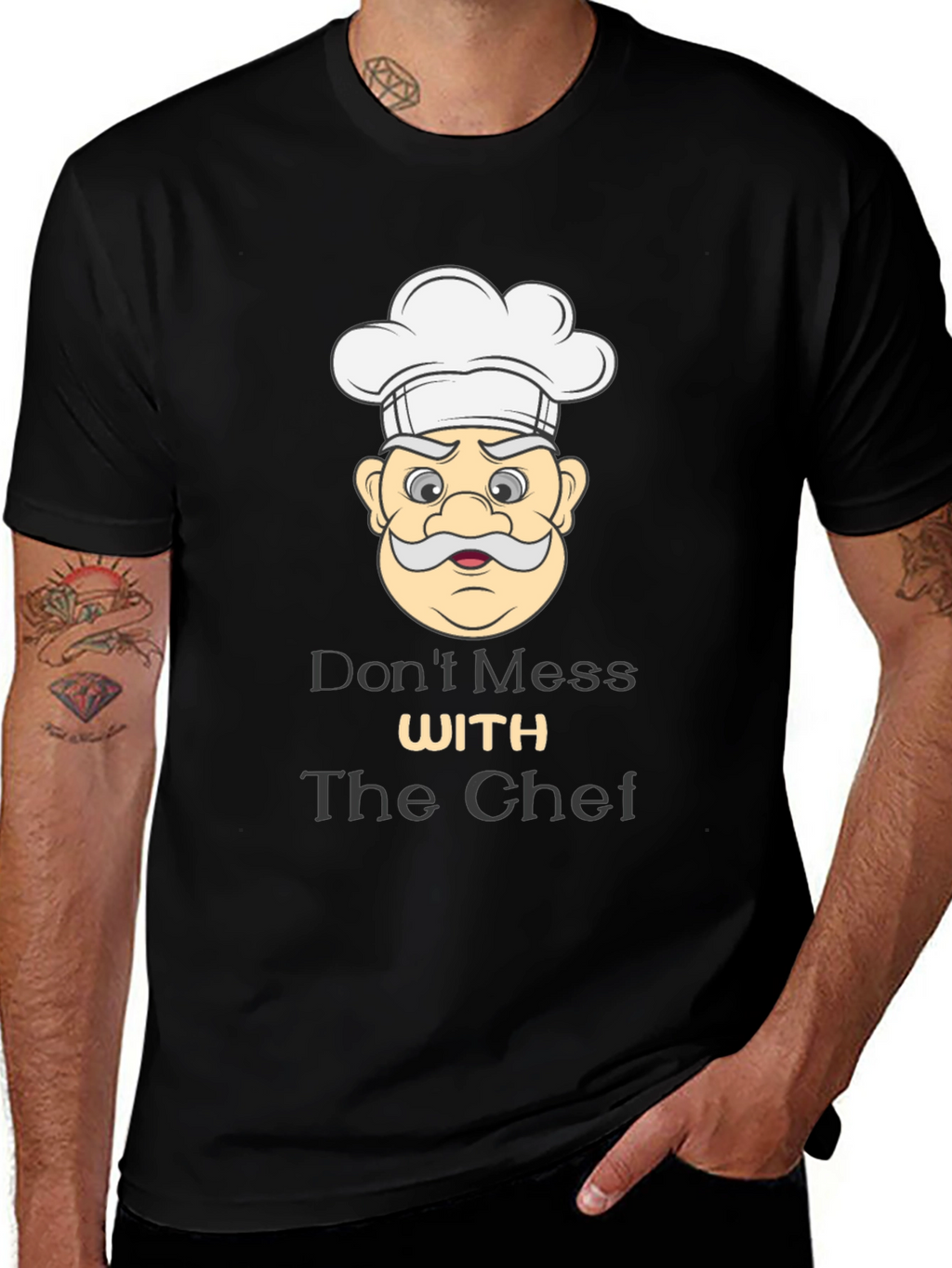 Dont Mess With the Chef T-Shirt Black