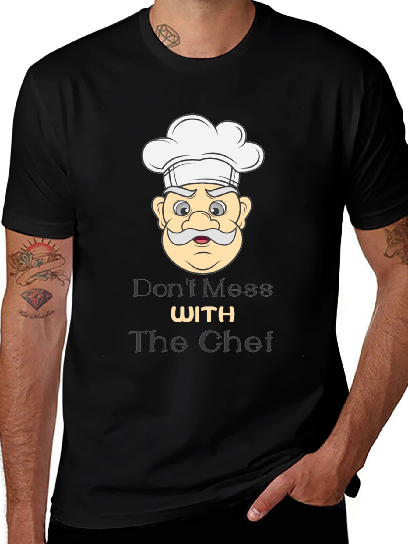 Dont Mess With the Chef T-Shirt Black