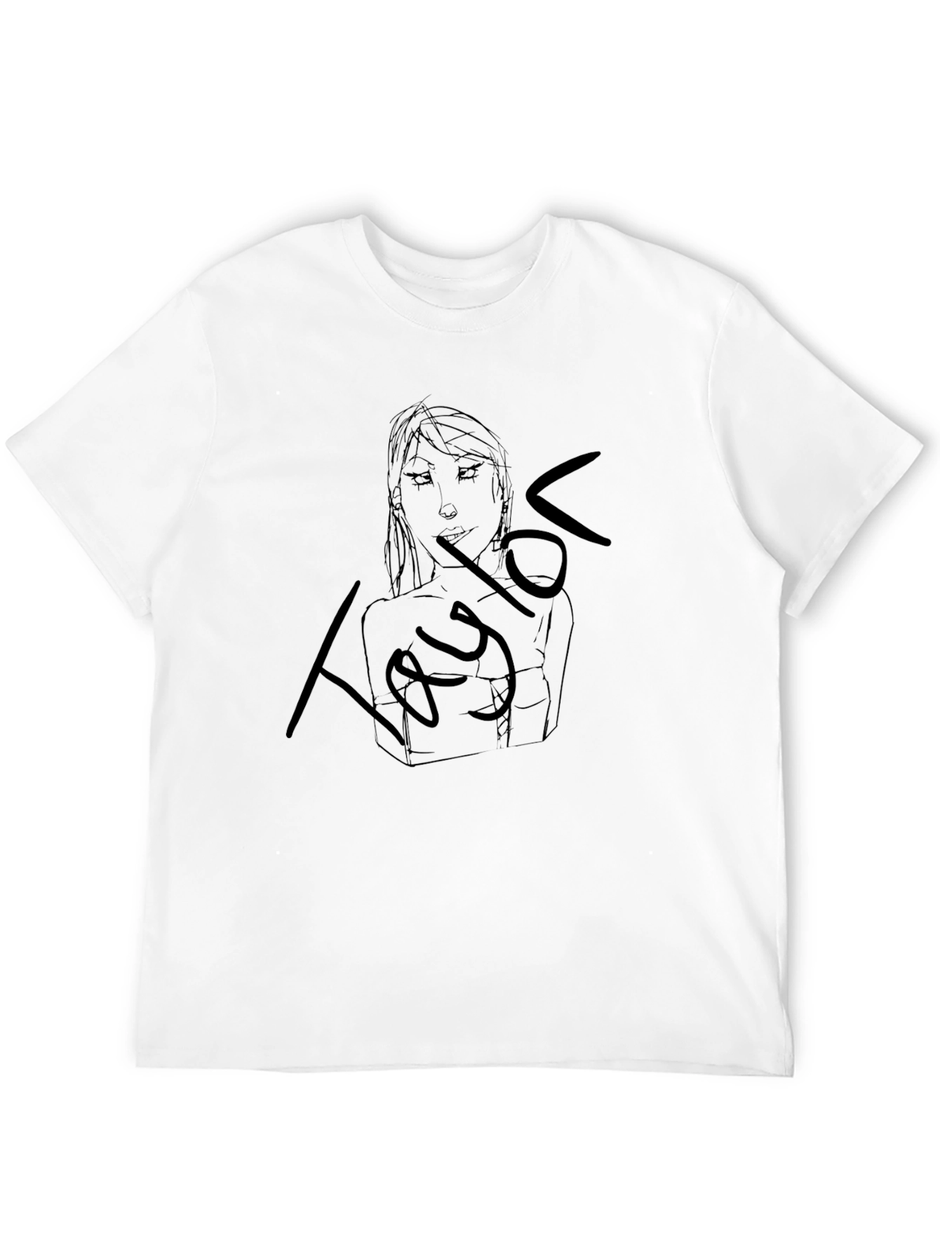 Taylor Sketch Black T-Shirt