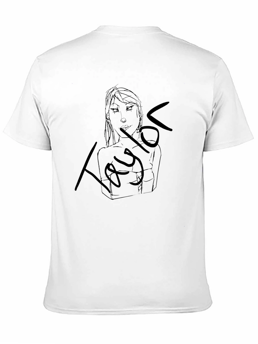 Taylor Sketch Black T-Shirt