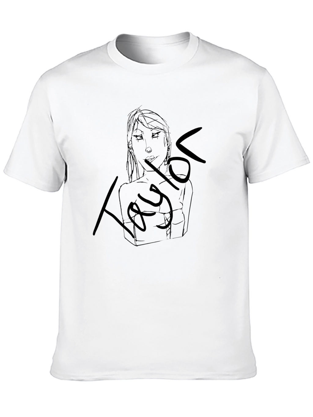 Taylor Sketch Black T-Shirt