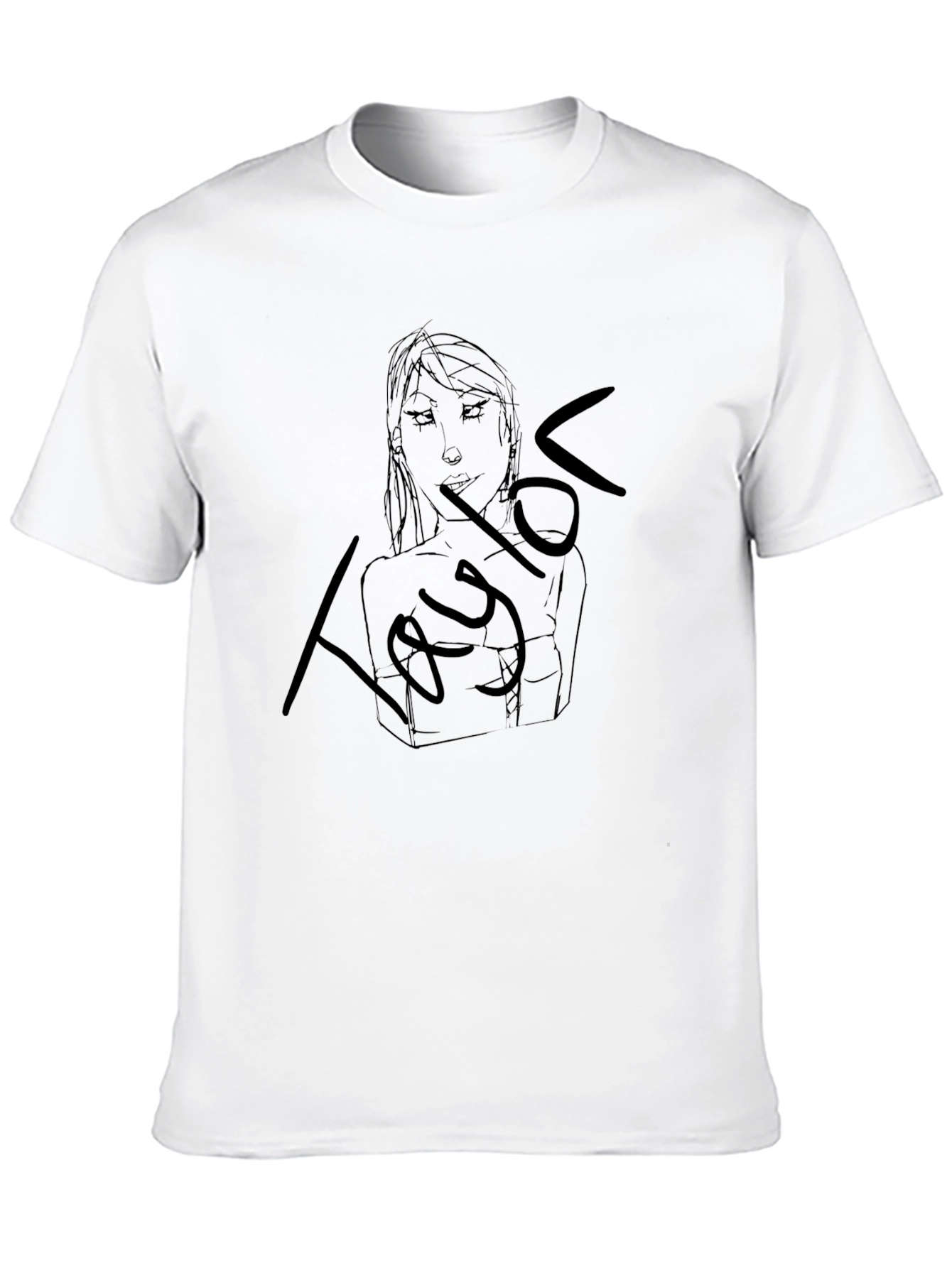 Taylor Sketch Black T-Shirt