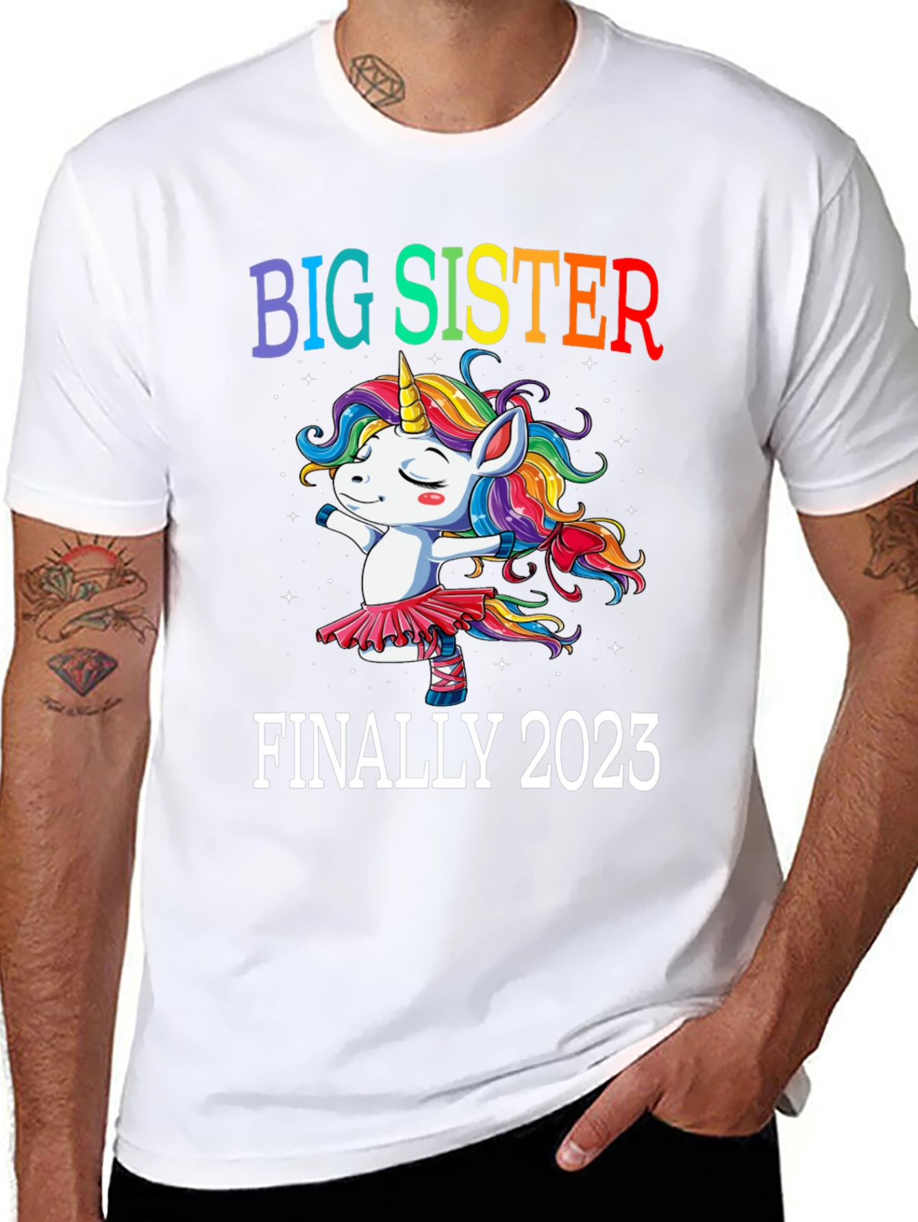 Big Sister Unicorn 2023 T-Shirt