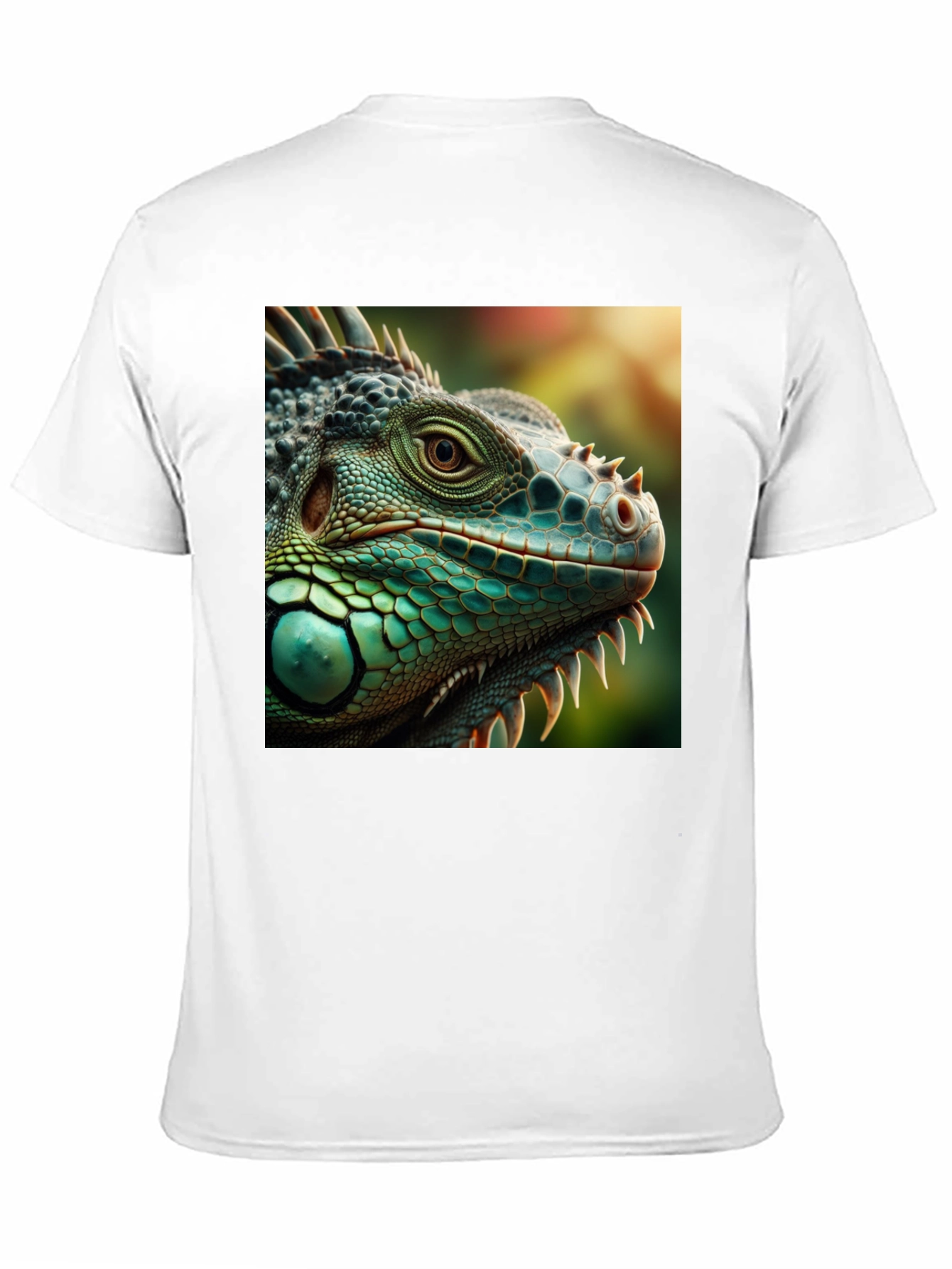 Iguana Graphic Print T-Shirt - Black