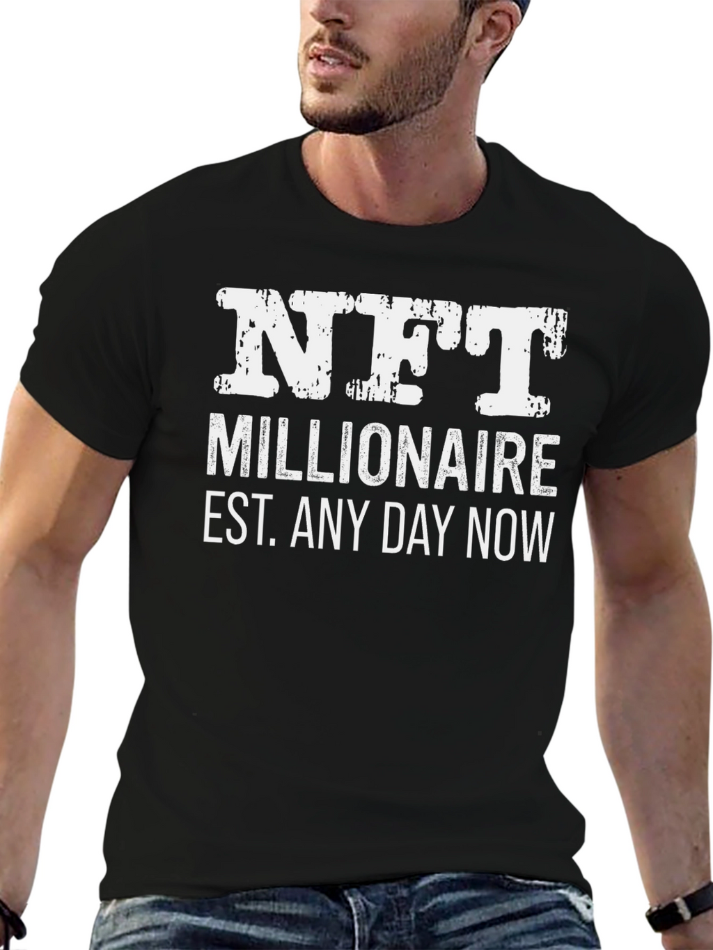 NFT Millionaire Funny Slogan T-Shirt