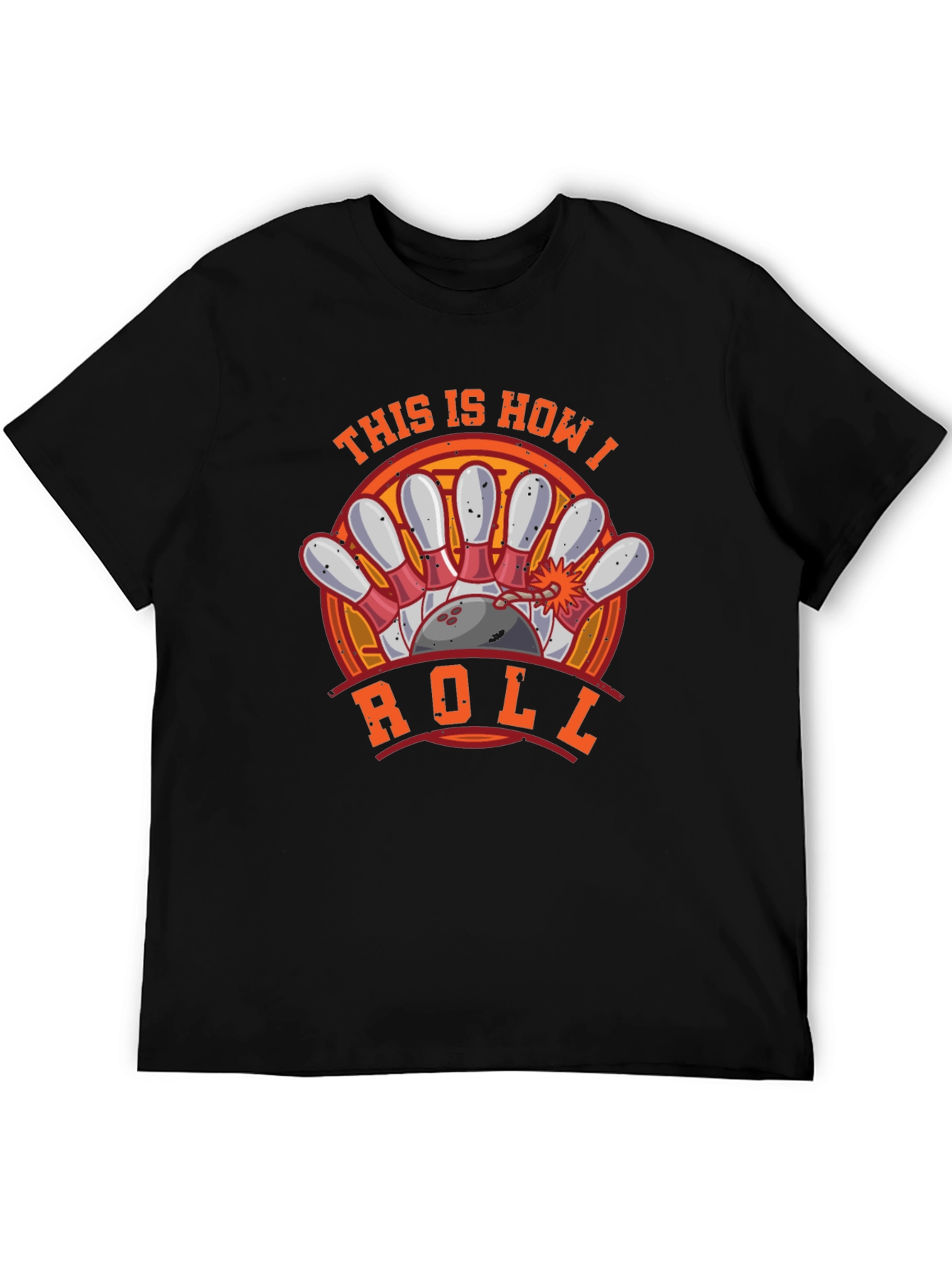 This Is How I Roll Bowling Graphic T-Shirt