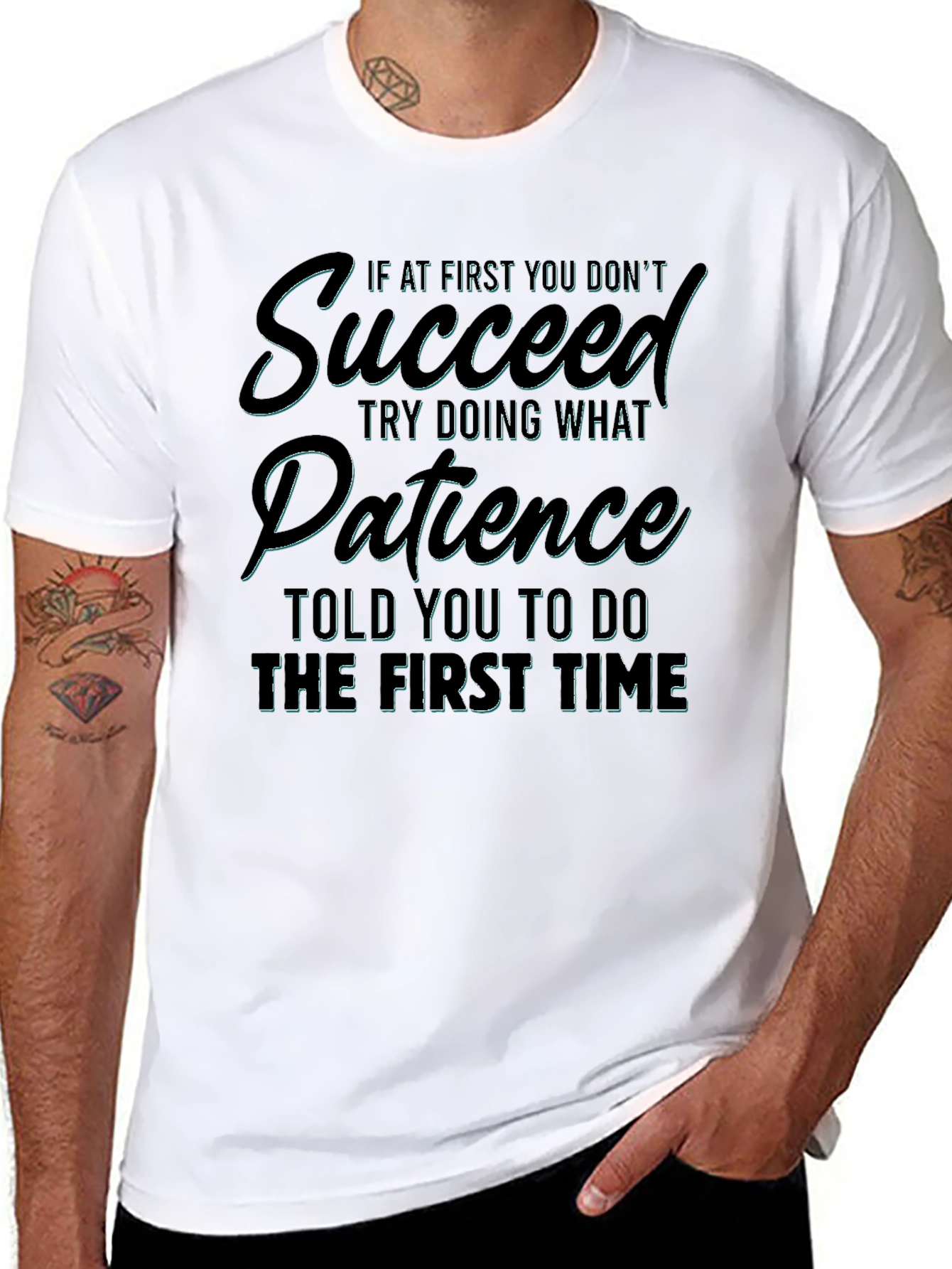 Motivational Patience Graphic Tee