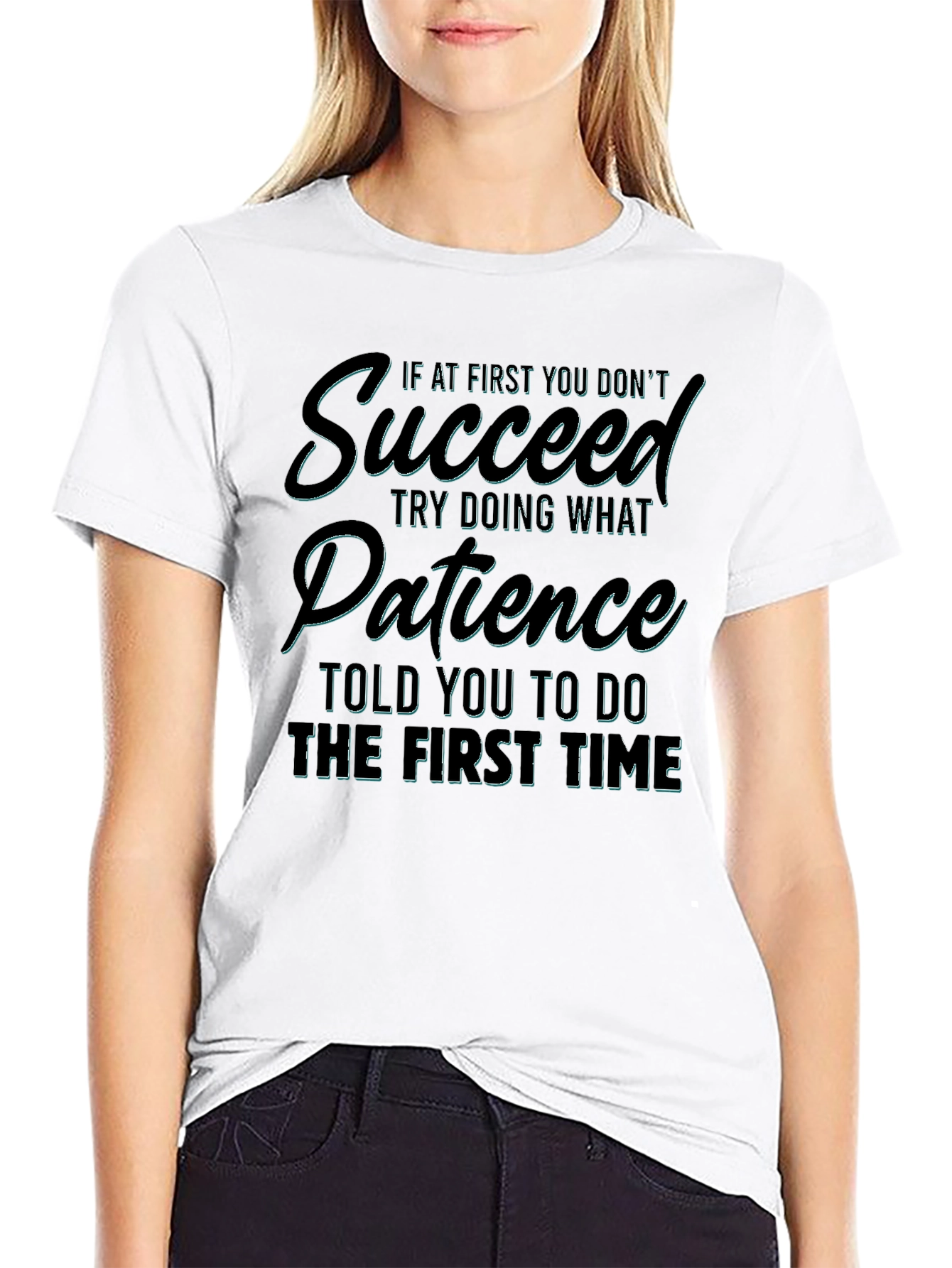 Motivational Patience Graphic Tee