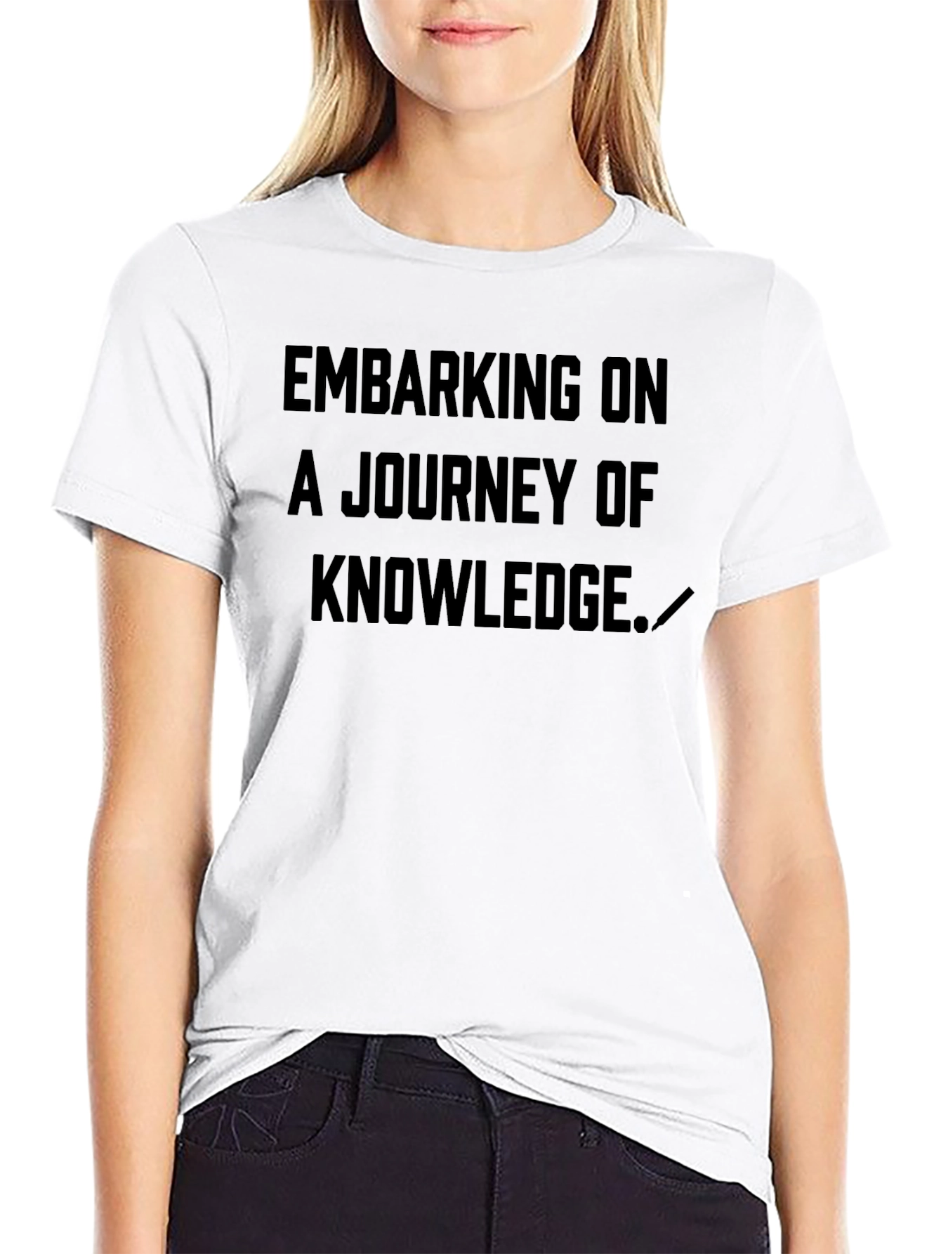 Knowledge Journey Black T-Shirt