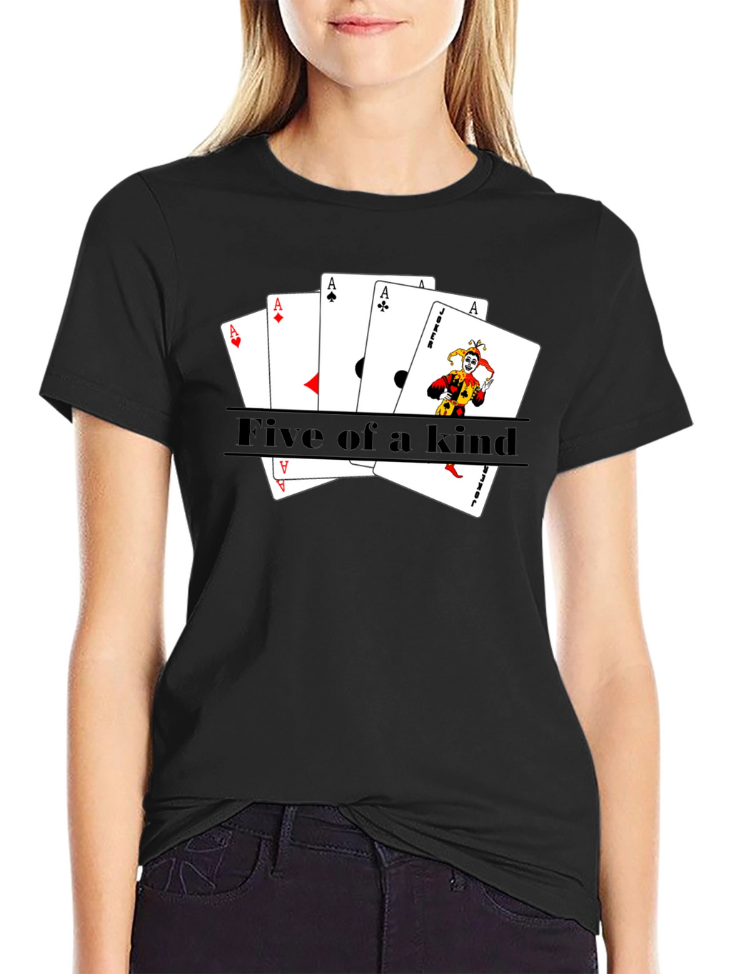 Five of a Kind Poker T-Shirt