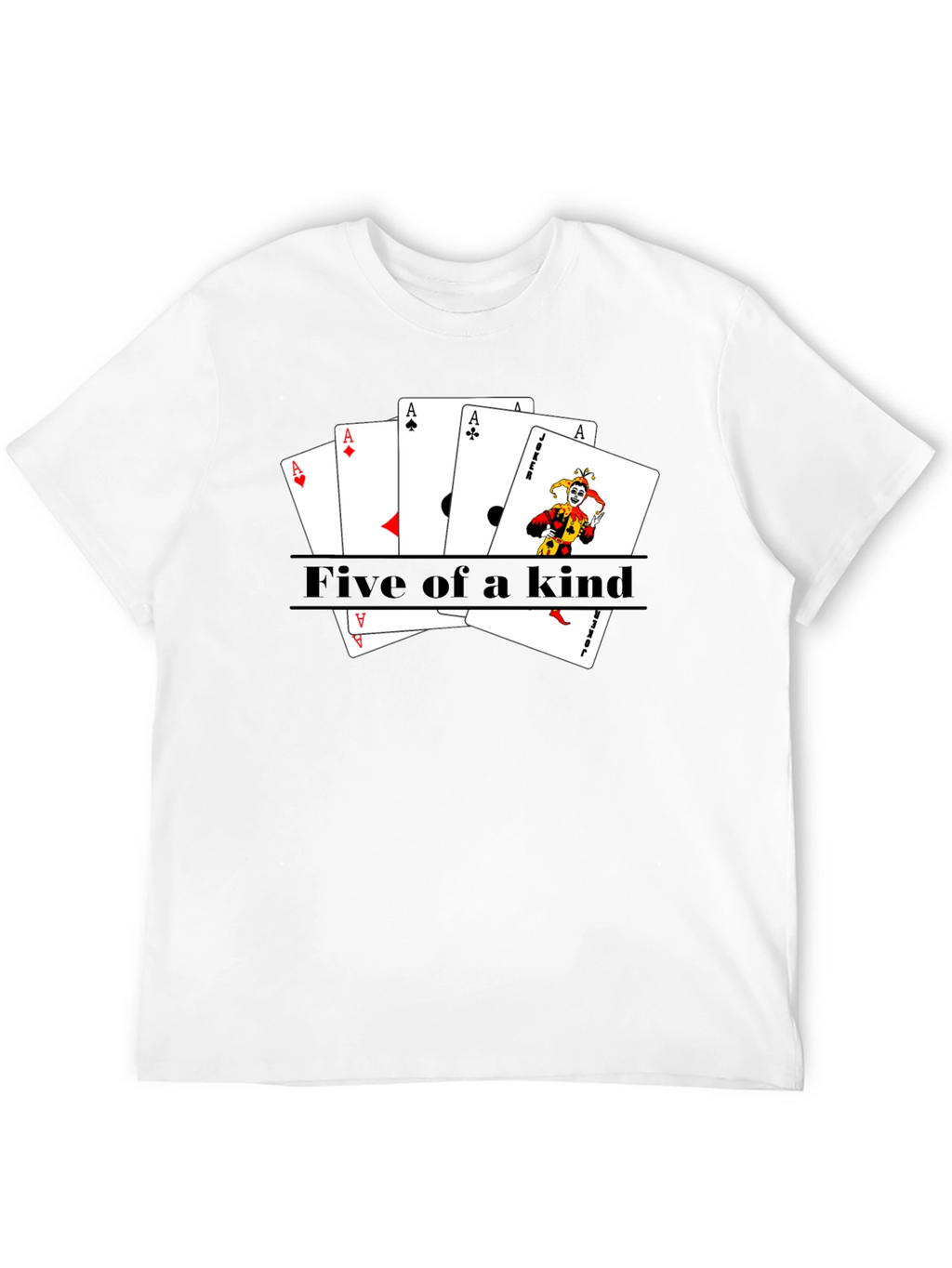 Five of a Kind Poker T-Shirt
