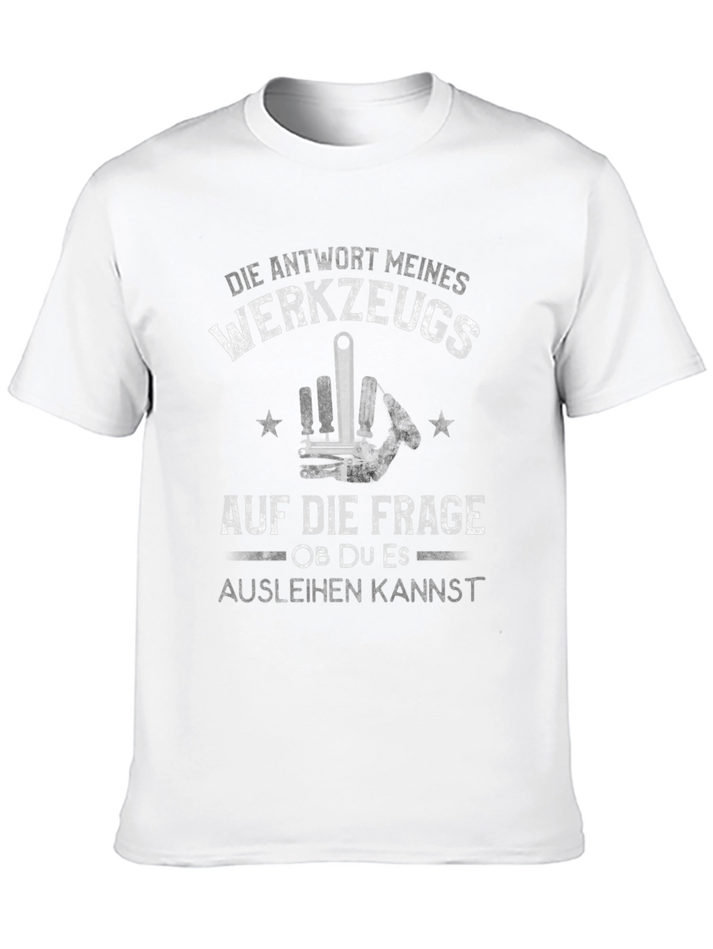 Funny Tooling Answer Mens Black T-Shirt