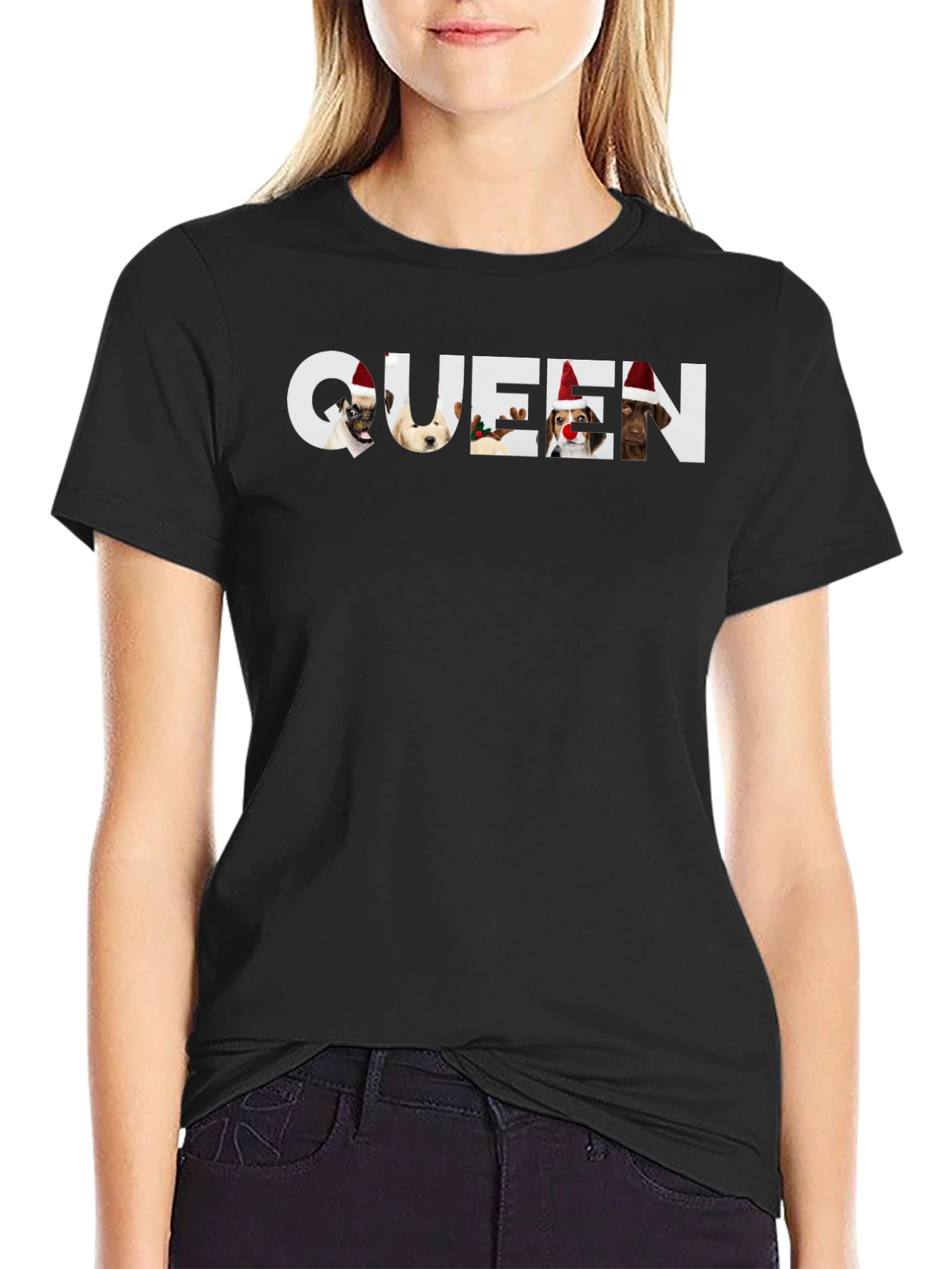 Dog Queen Christmas T-Shirt