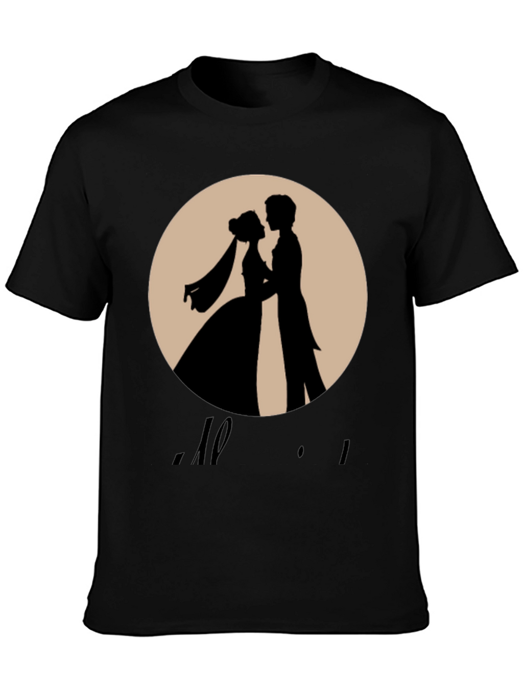 Romantic Wedding Silhouette T-Shirt