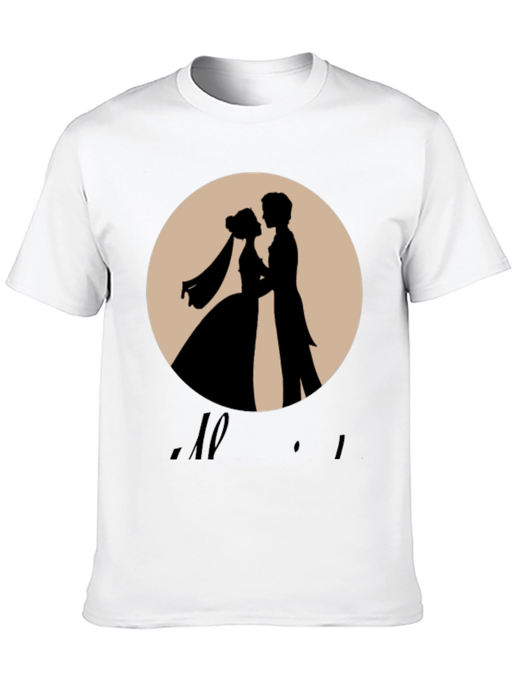 Romantic Wedding Silhouette T-Shirt