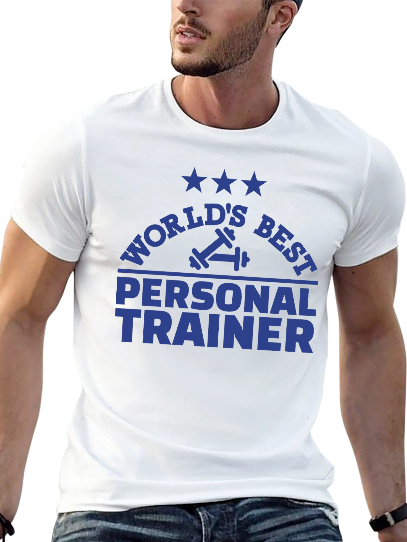 Worlds Best Personal Trainer T-Shirt - Gym Fitness Tee