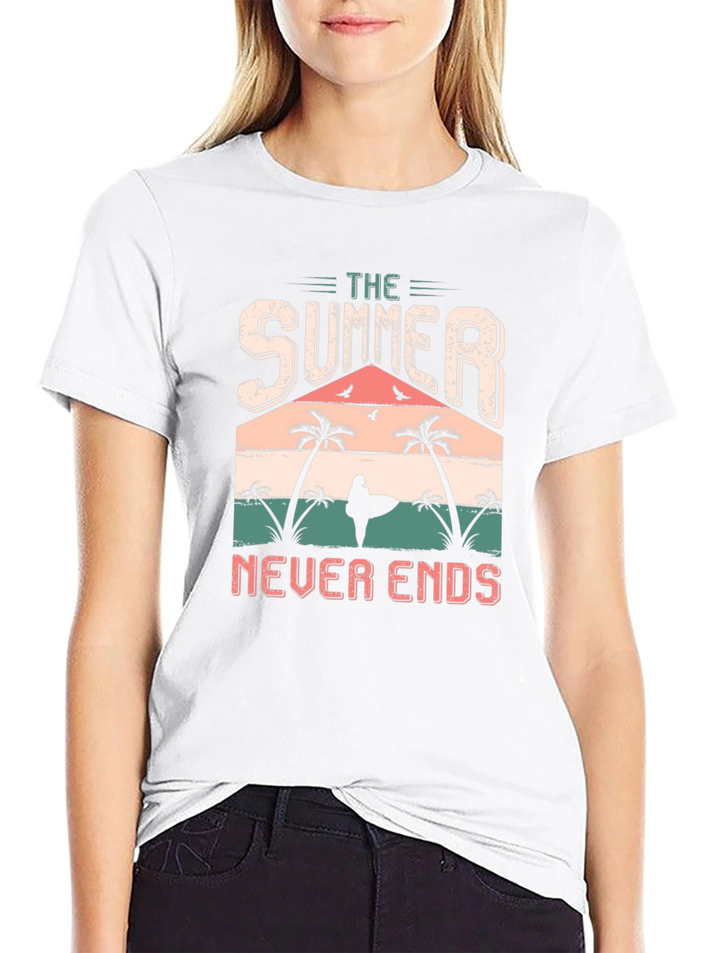 The Summer Never Ends T-Shirt Black