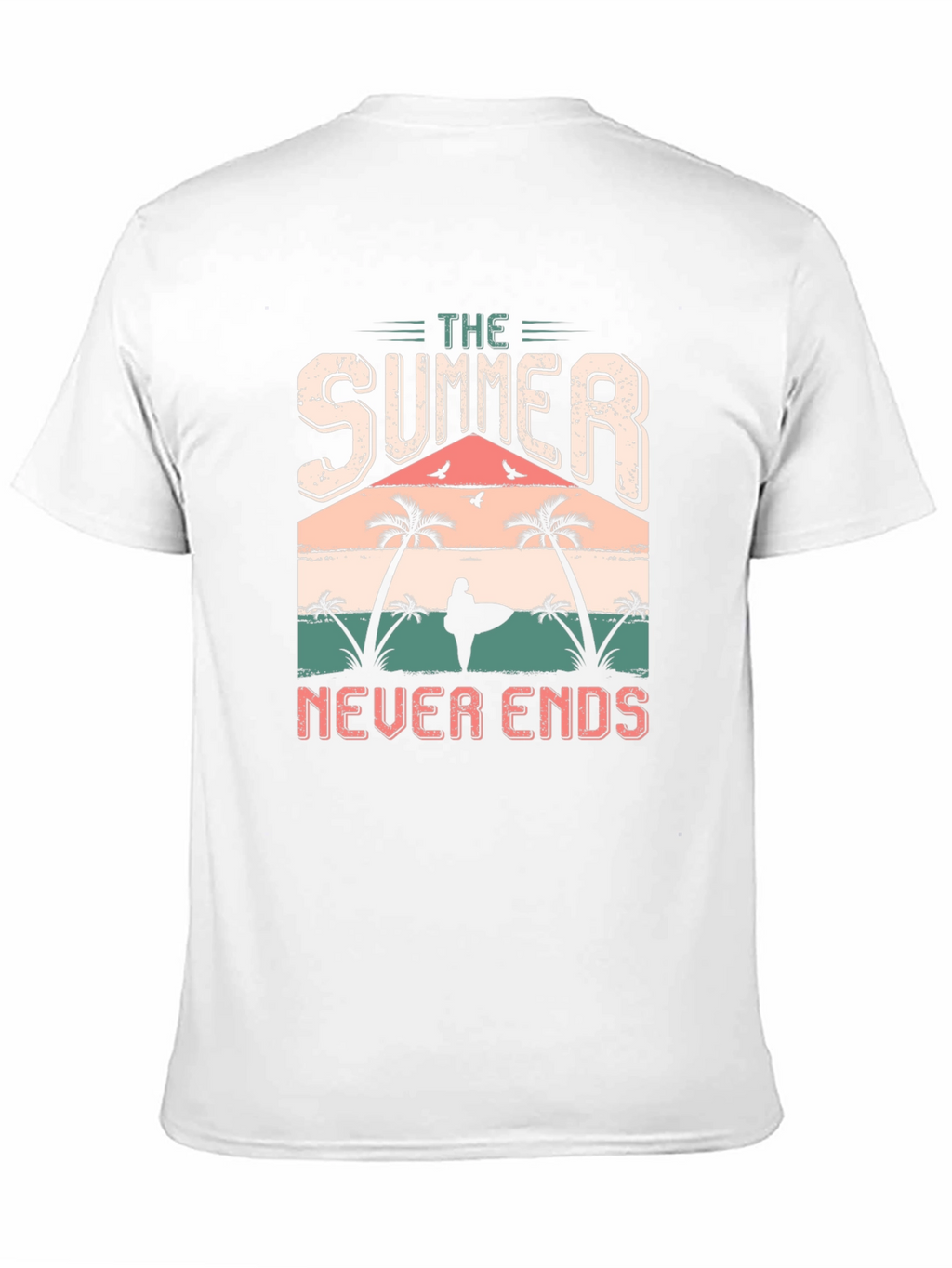 The Summer Never Ends T-Shirt Black