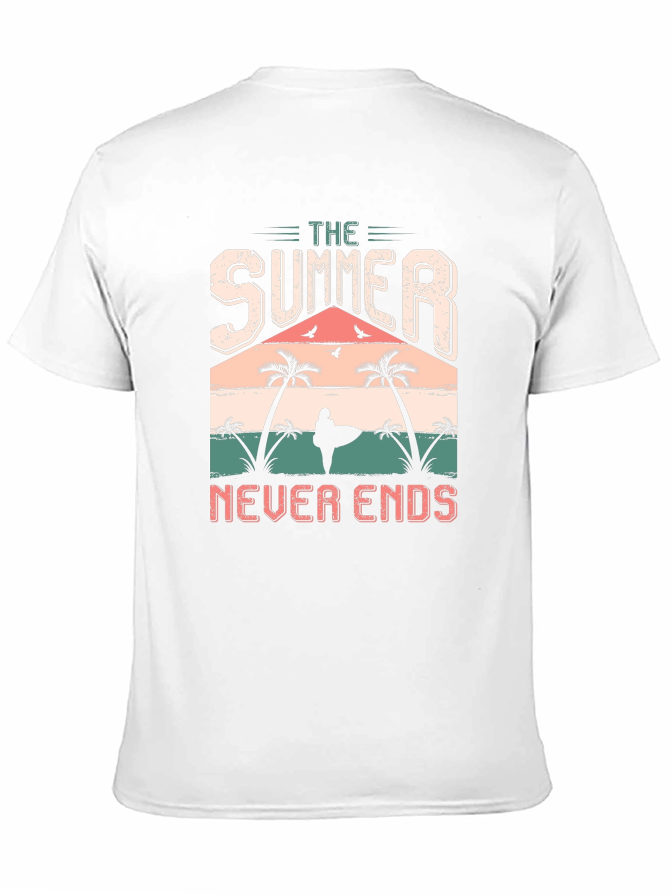 The Summer Never Ends T-Shirt Black