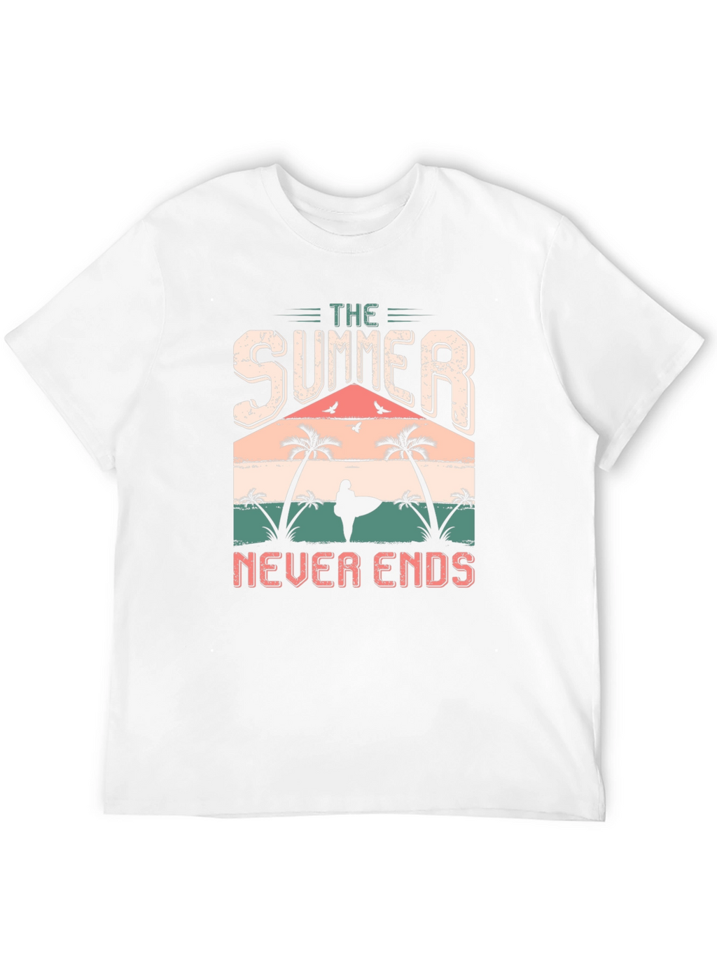 The Summer Never Ends T-Shirt Black