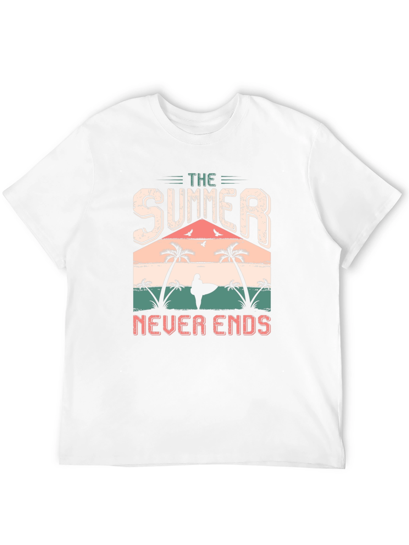 The Summer Never Ends T-Shirt Black